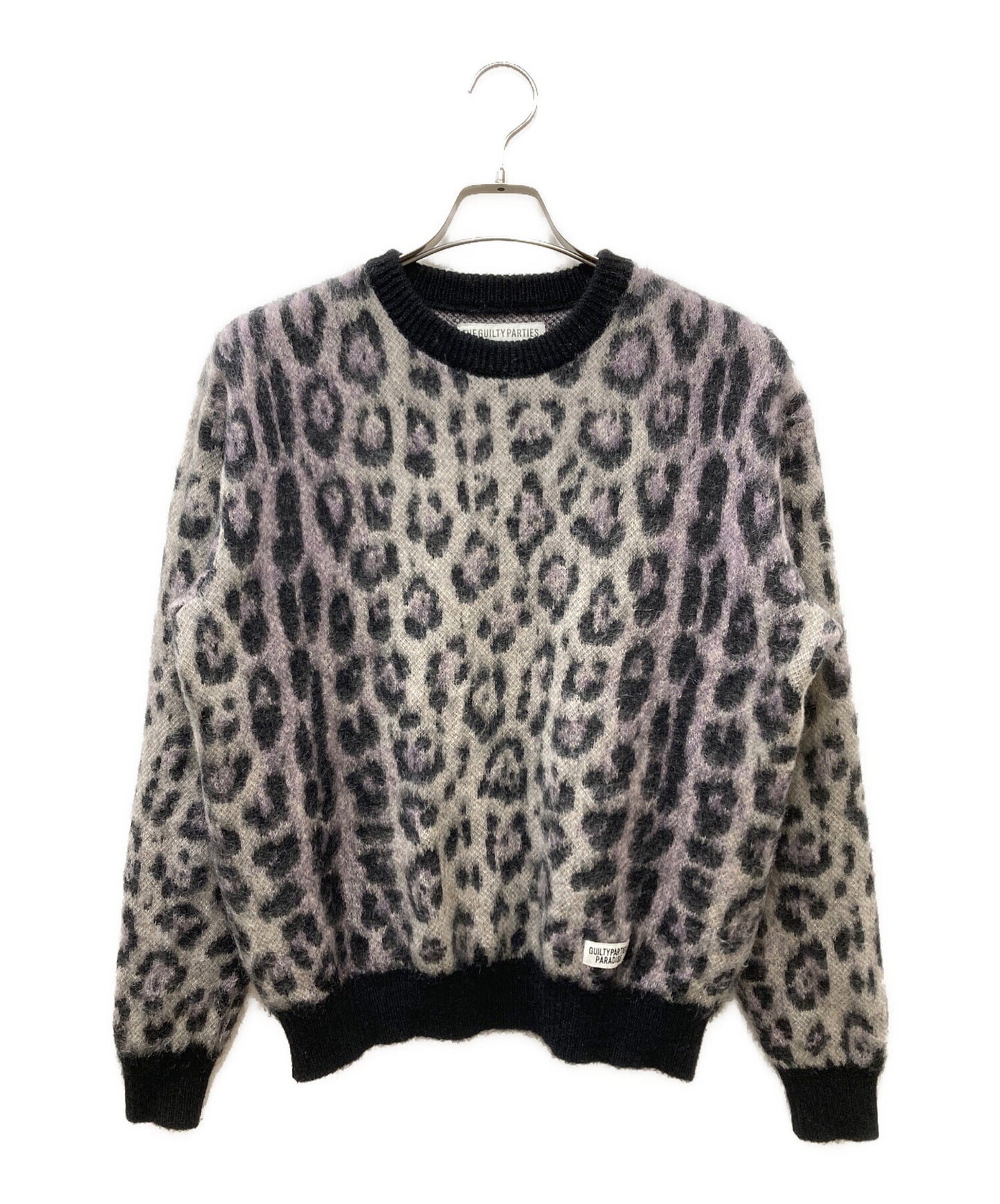 [Pre-owned] WACKO MARIA 18AW LEOPARD MOHAIR CARDIGAN Knit
