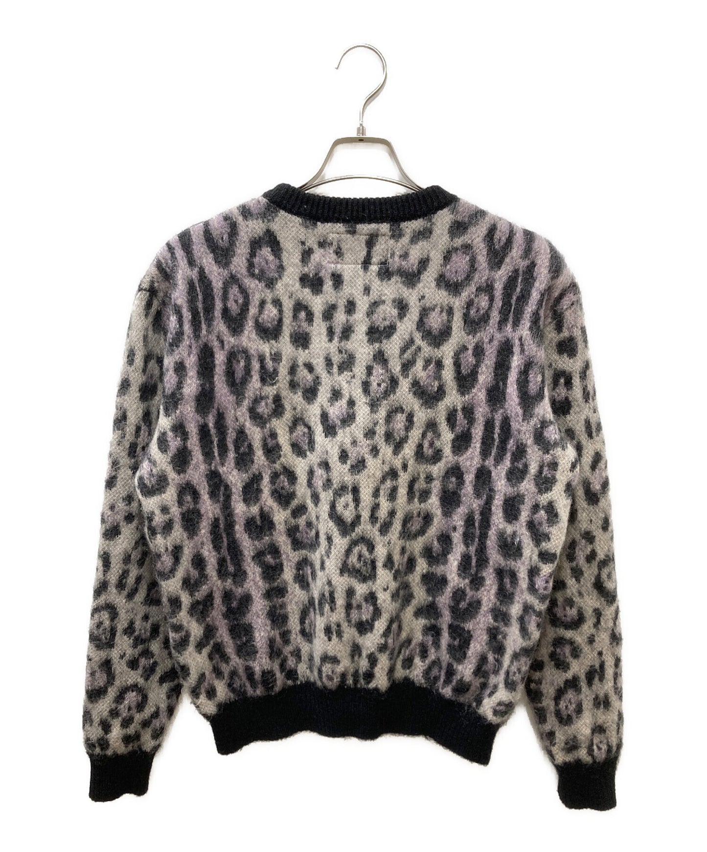 [Pre-owned] WACKO MARIA 18AW LEOPARD MOHAIR CARDIGAN Knit