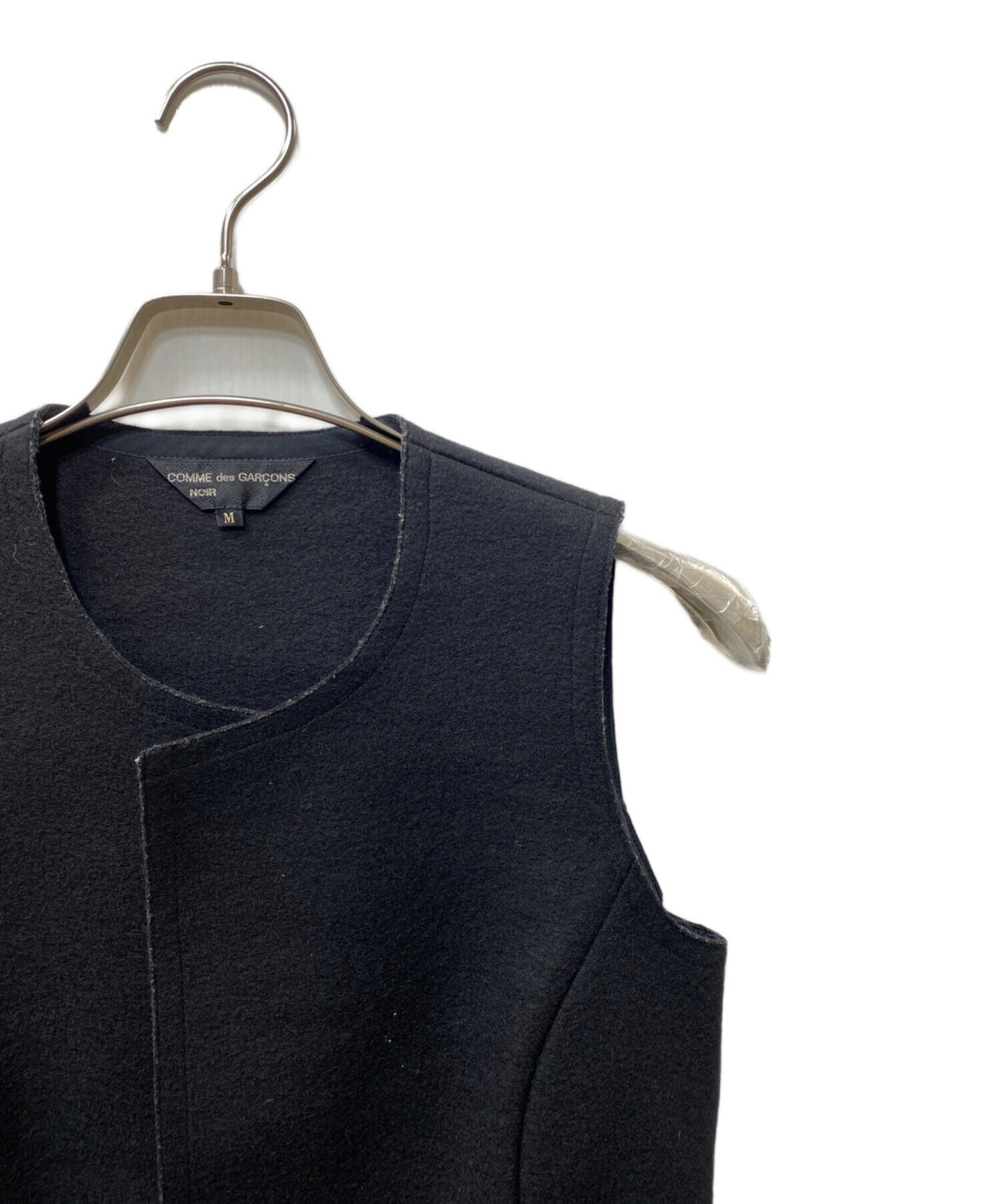 [Pre-owned] COMME des GARCONS NOIR Pullover side zip design wool vest AB-15002M