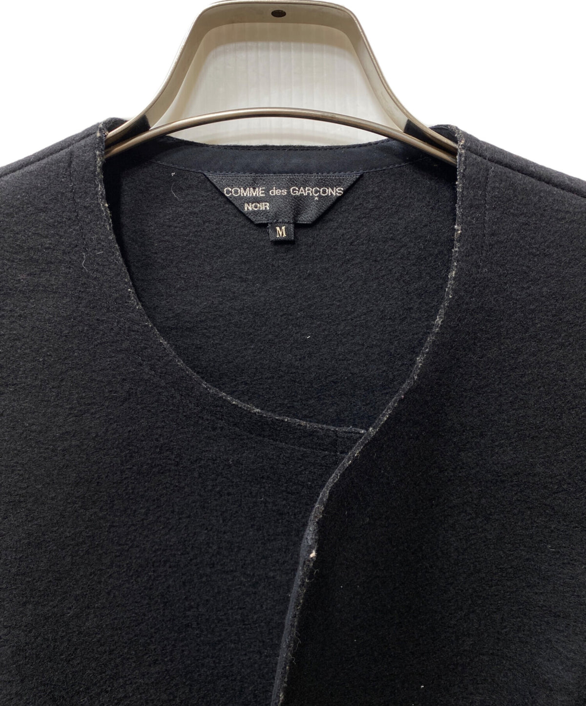 [Pre-owned] COMME des GARCONS NOIR Pullover side zip design wool vest AB-15002M