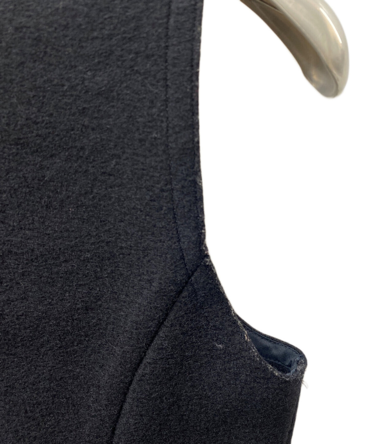 [Pre-owned] COMME des GARCONS NOIR Pullover side zip design wool vest AB-15002M