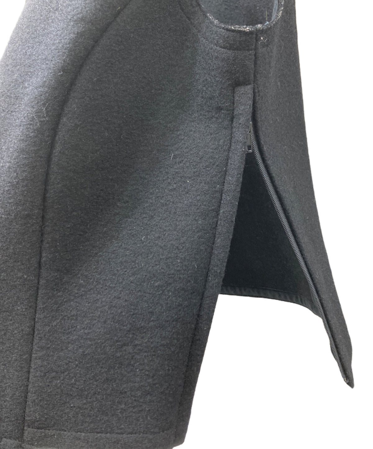 [Pre-owned] COMME des GARCONS NOIR Pullover side zip design wool vest AB-15002M