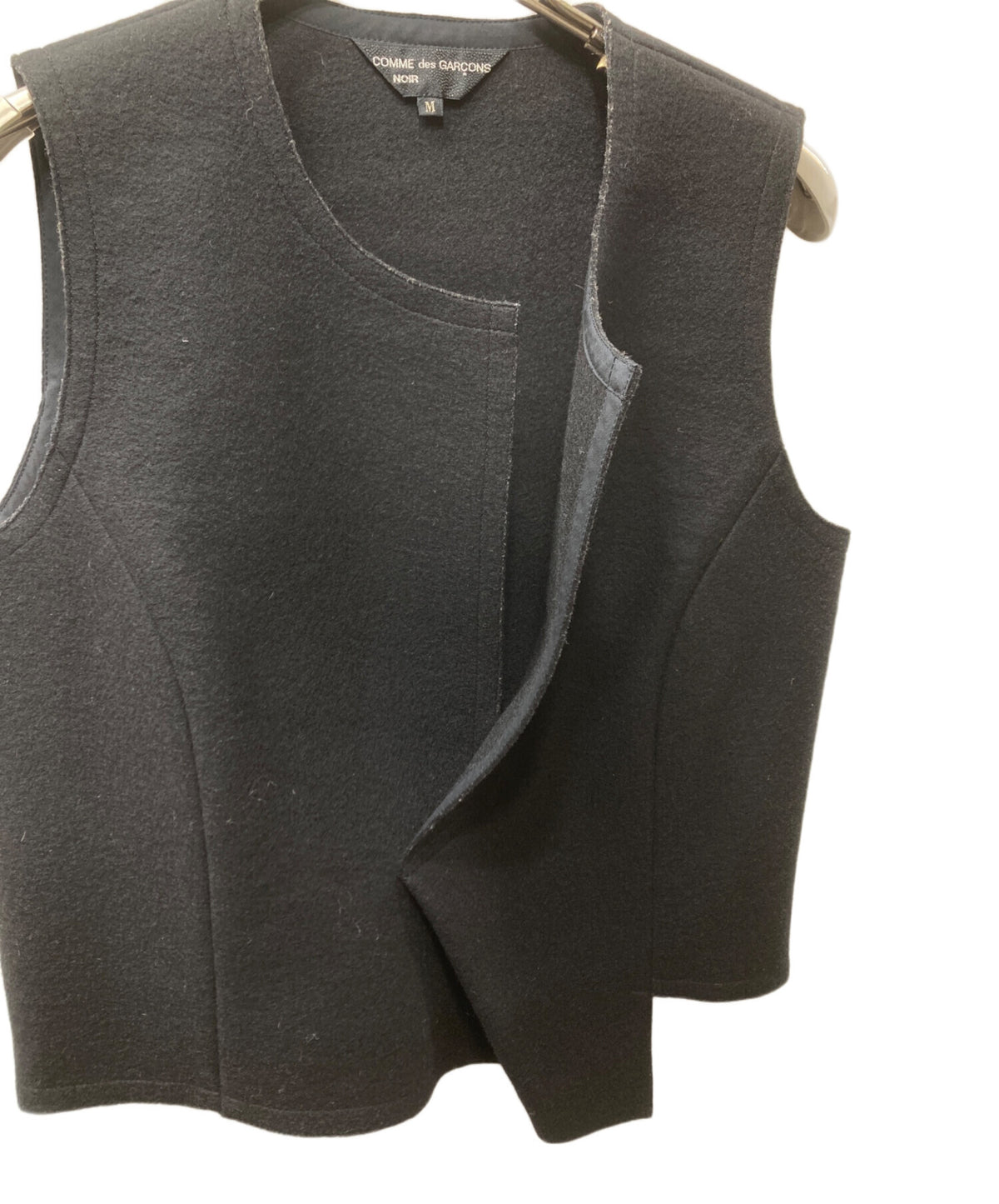 [Pre-owned] COMME des GARCONS NOIR Pullover side zip design wool vest AB-15002M