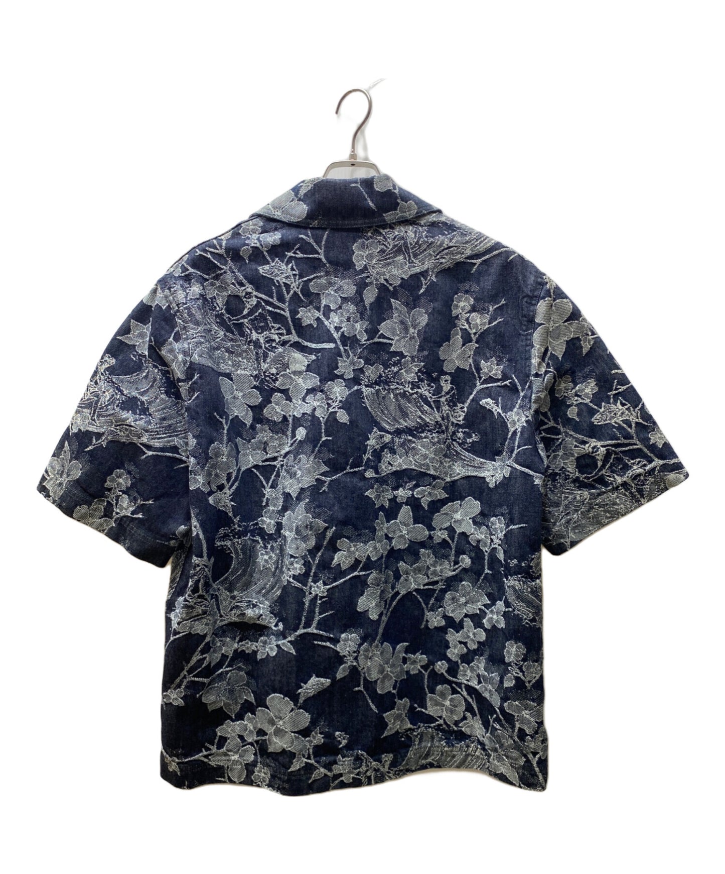 [Pre-owned] LOUIS VUITTON Denim Jacquard Short Sleeve Shirt RM242MM LJG HRS25W