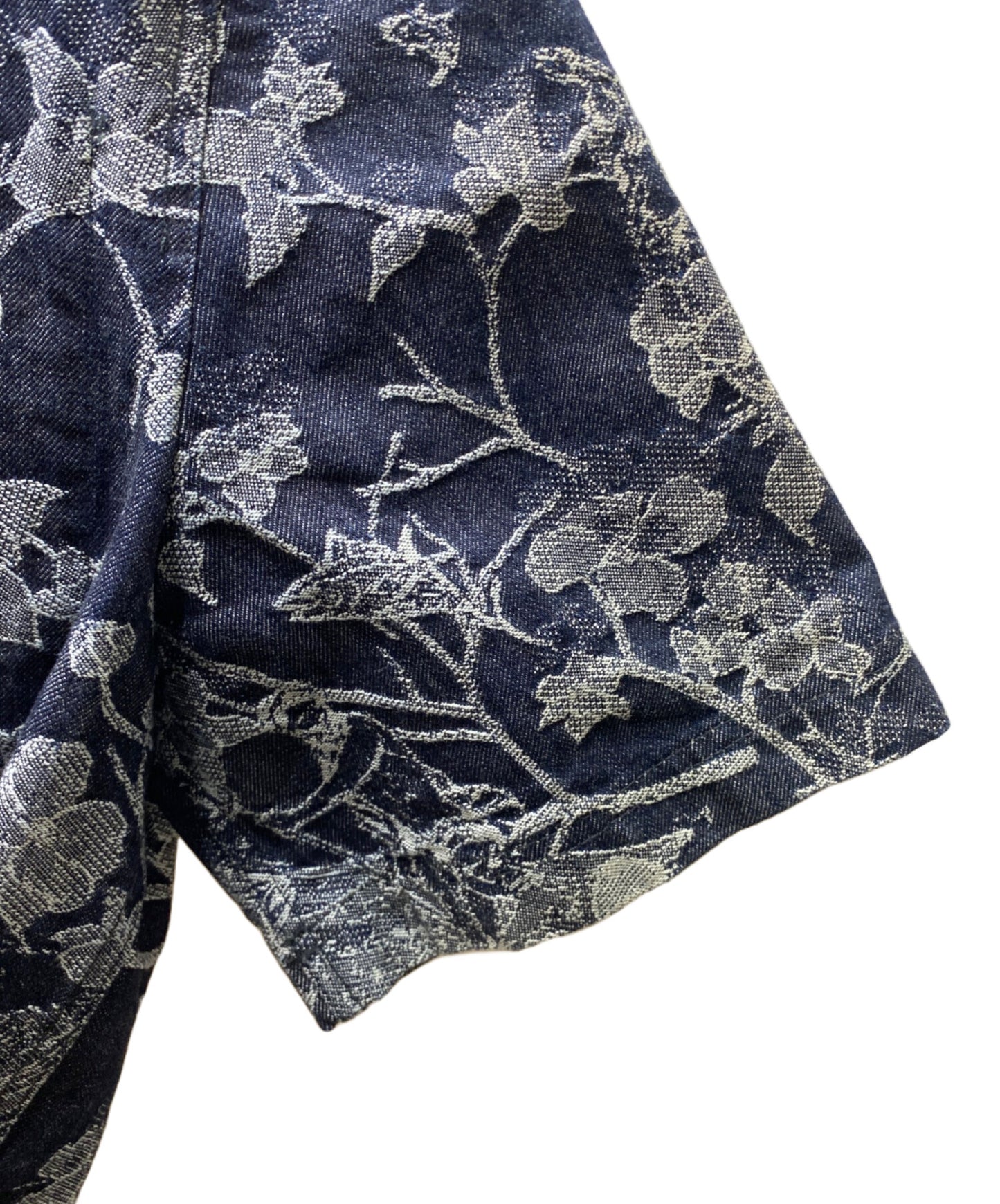 [Pre-owned] LOUIS VUITTON Denim Jacquard Short Sleeve Shirt RM242MM LJG HRS25W