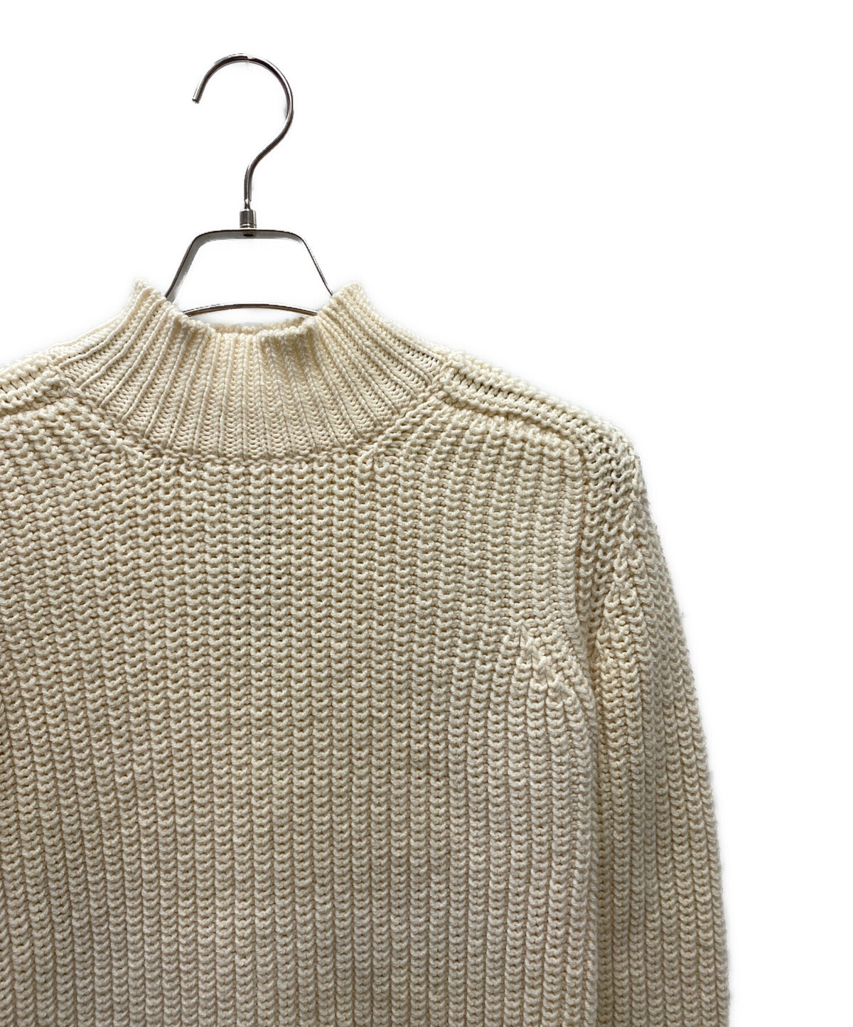 [Pre-owned] RICK OWENS 15AW SPHINX Low-Gauge High-Neck Knit RP15F1632-HG