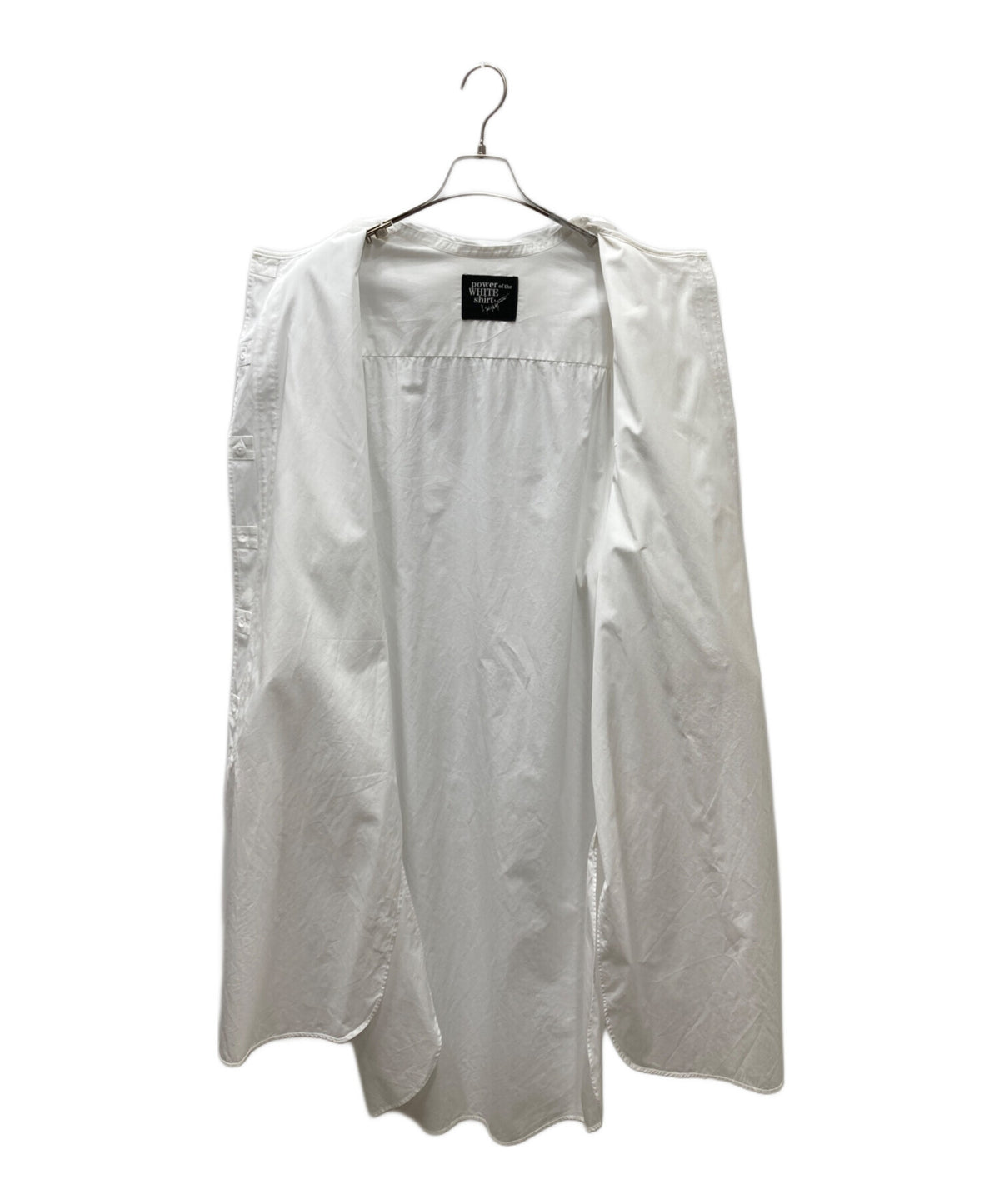[Pre-owned] YOHJI YAMAMOTO WA.T BROAD K-PLEATS PATCH BIG B Pleated Patch Big Shirt PE-B76-095