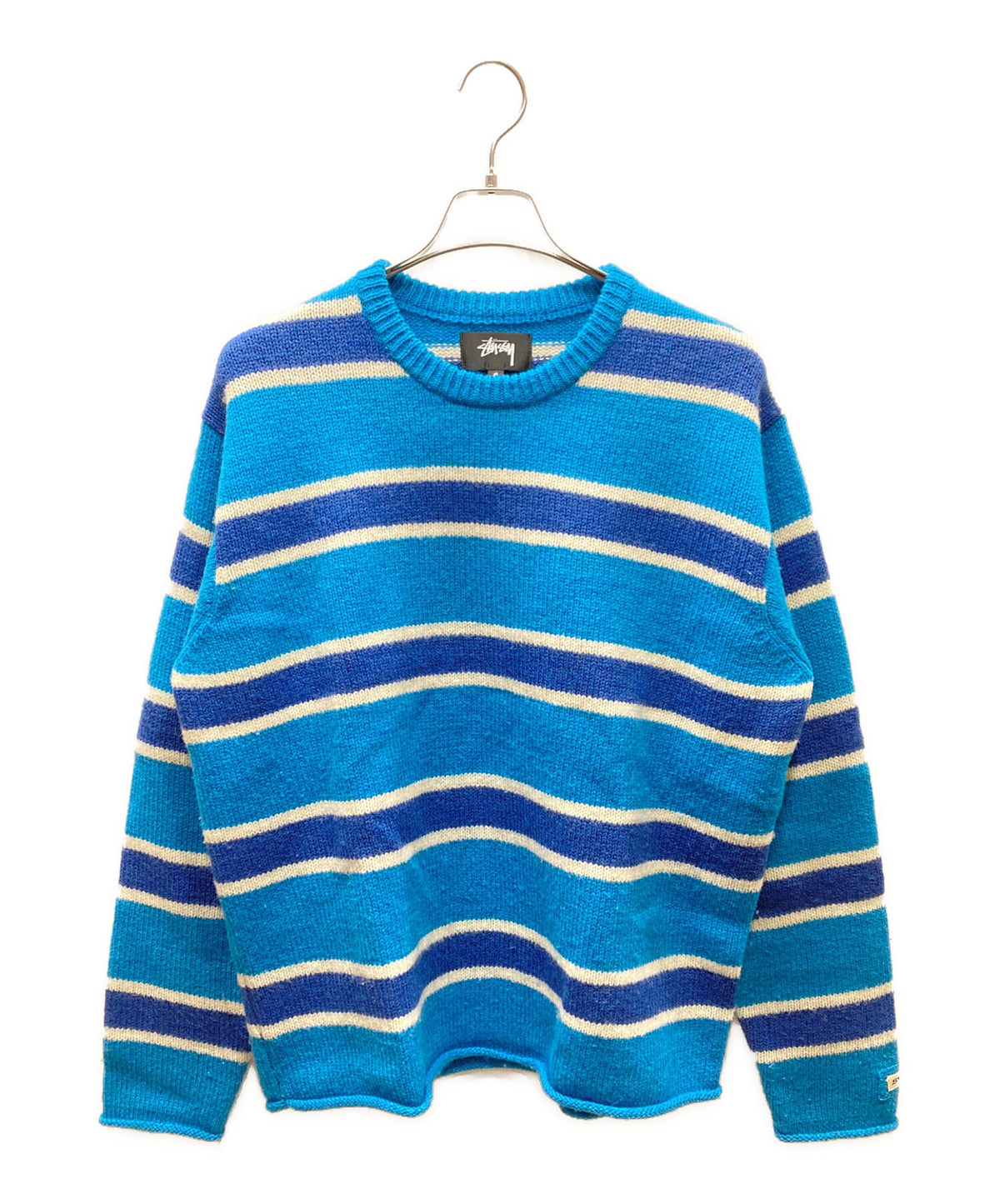 [Pre-owned] stussy STRIPED WOOL SWEATER 117283