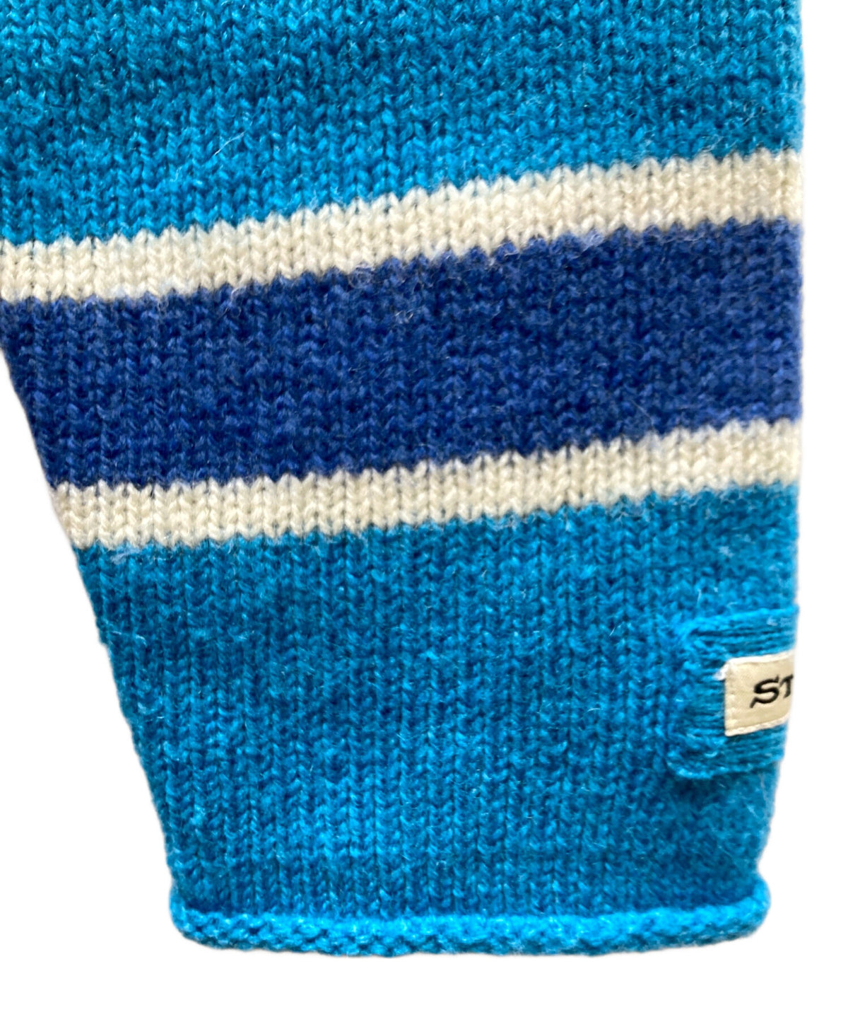 [Pre-owned] stussy STRIPED WOOL SWEATER 117283