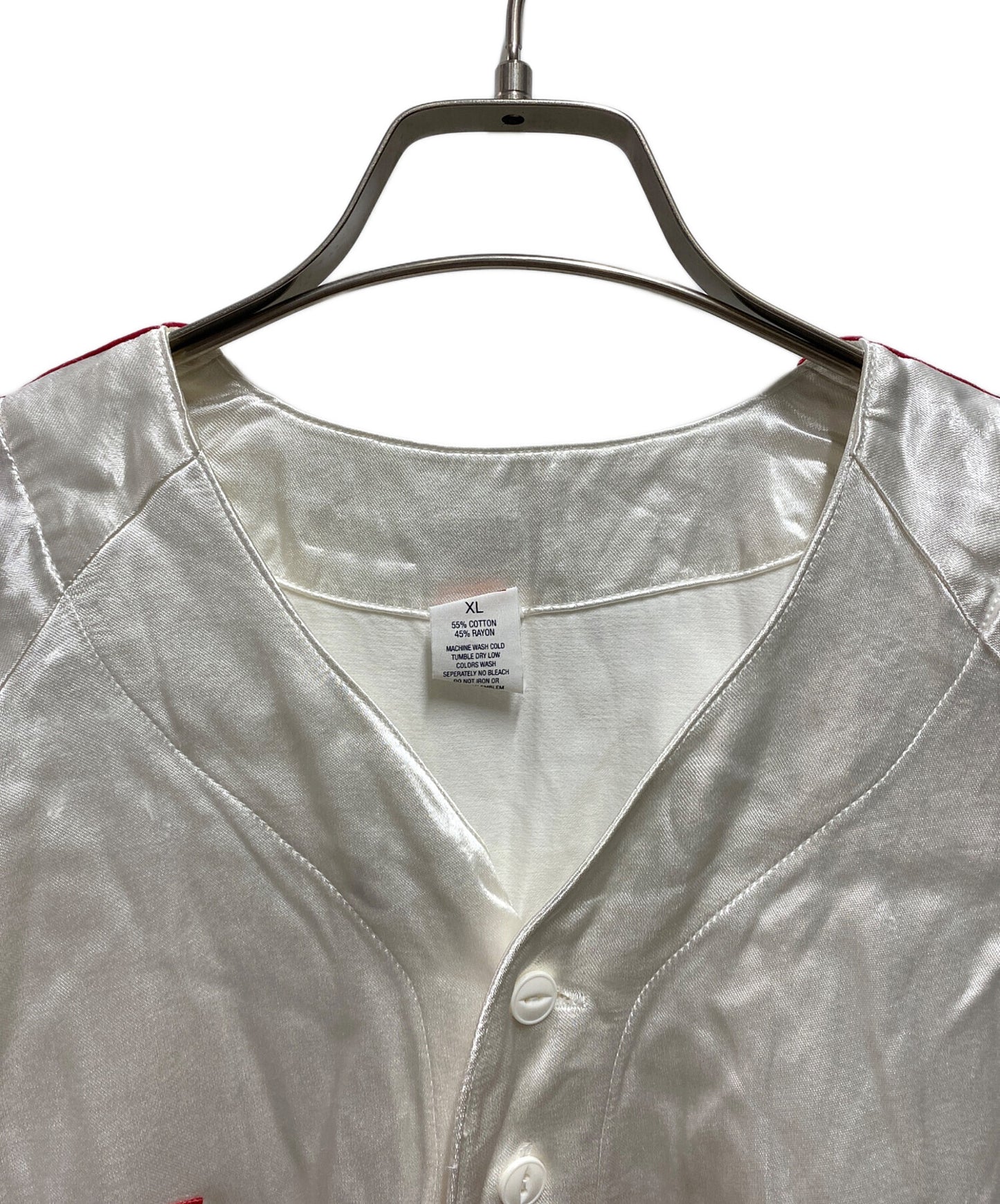 [Pre-owned] SUPREME Satin Baseball Jersey