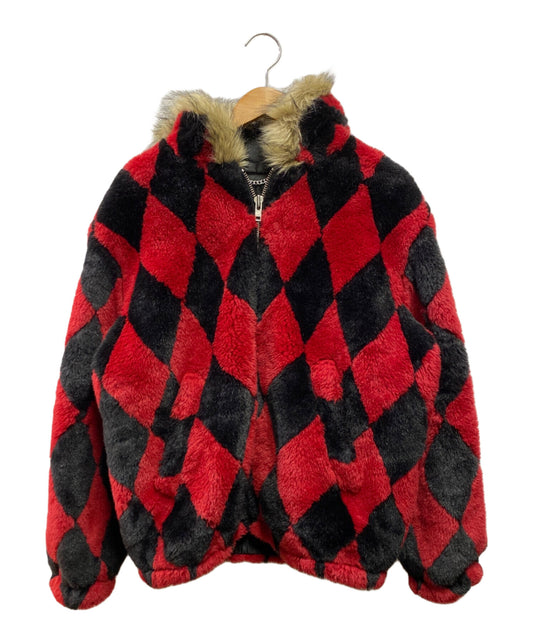 [Pre-owned] SUPREME Diamond faux fur jacket