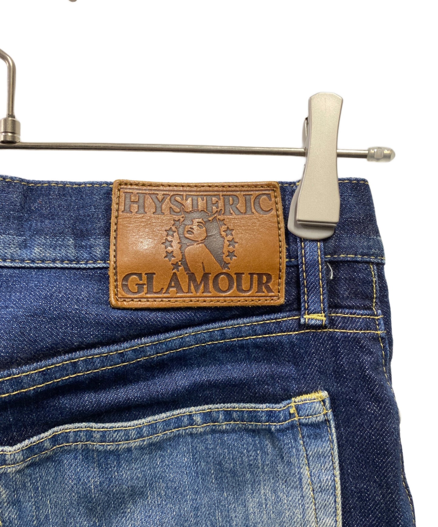 [Pre-owned] Hysteric Glamour HRLR studded denim pants 0241AP12