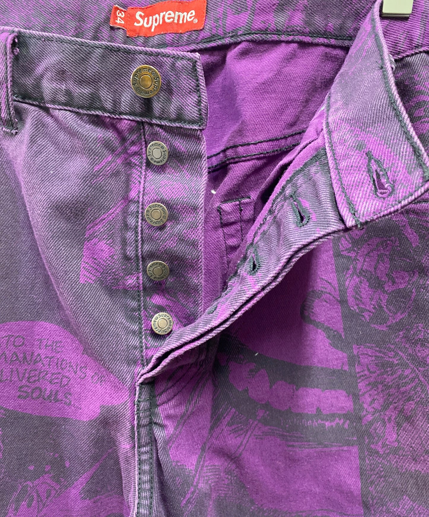 [Pre-owned] SUPREME The Crow Regular Jean