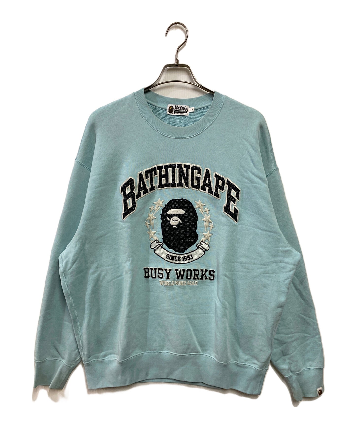 [Pre-owned] A BATHING APE College logo style sweatshirt 001SWK301311M
