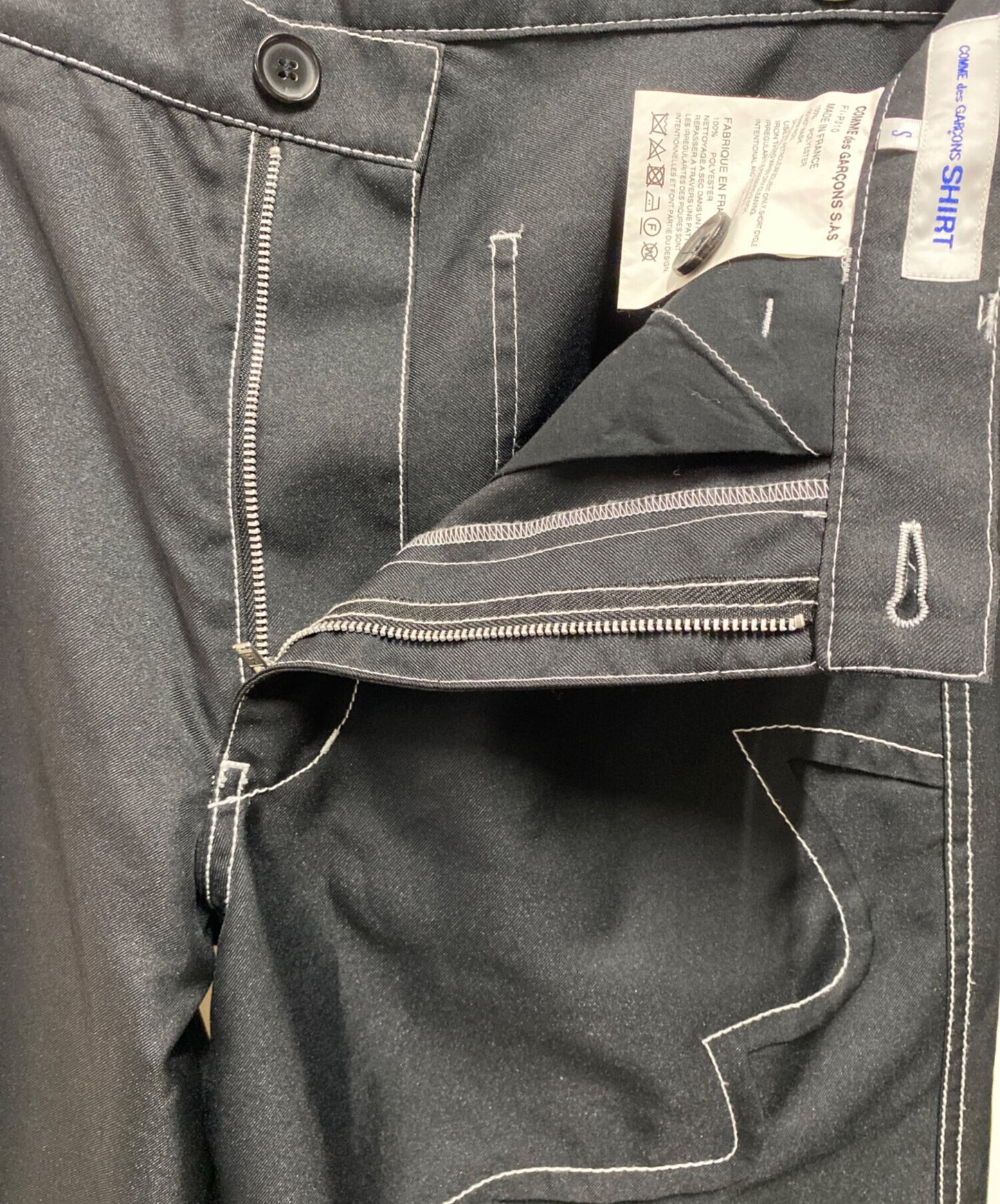 [Pre-owned] COMME des GARCONS SHIRT Cutwork tapered pants FI-P010