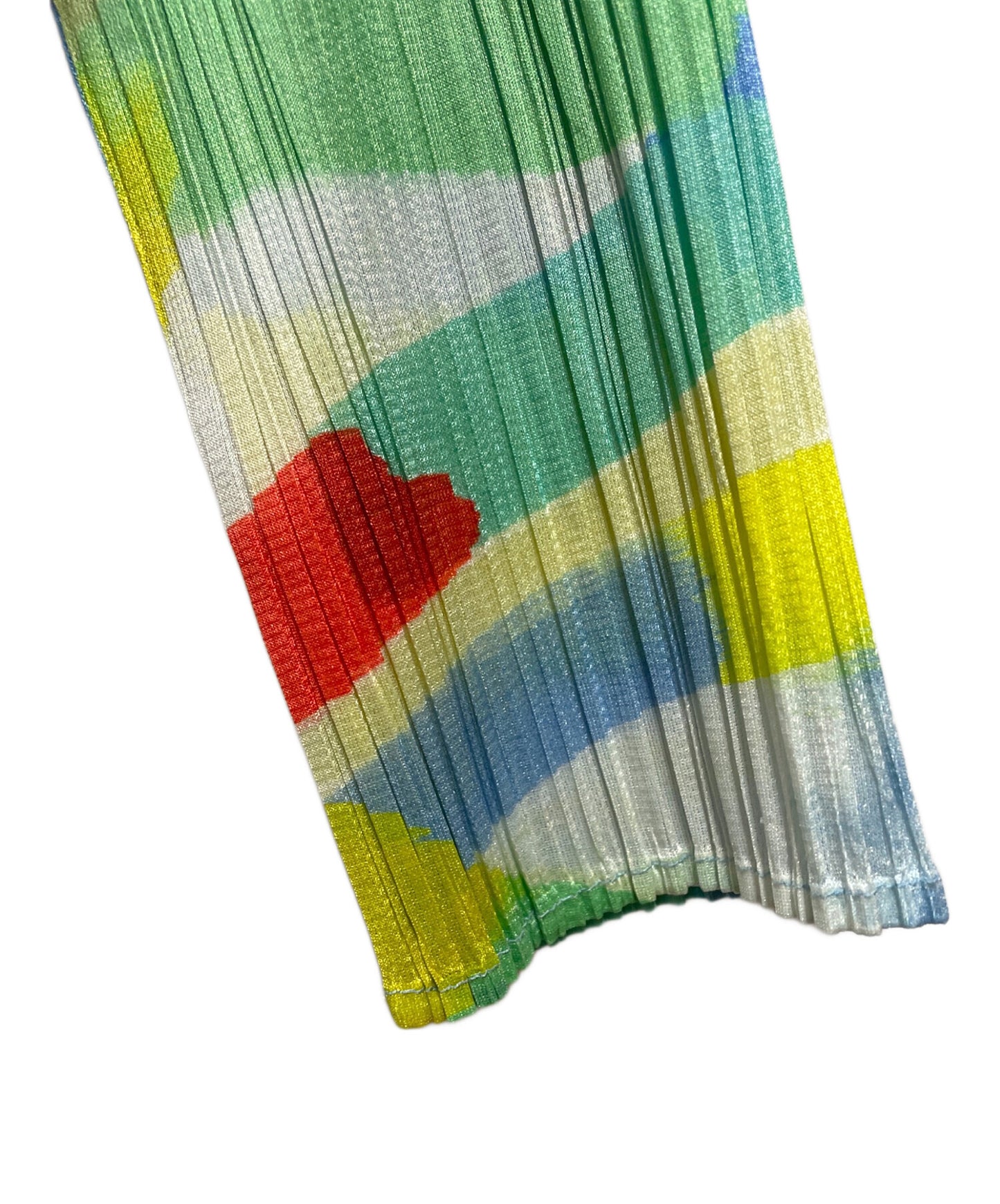 [Pre-owned] PLEATS PLEASE Pleated dress with all-over pattern PP61-JT604