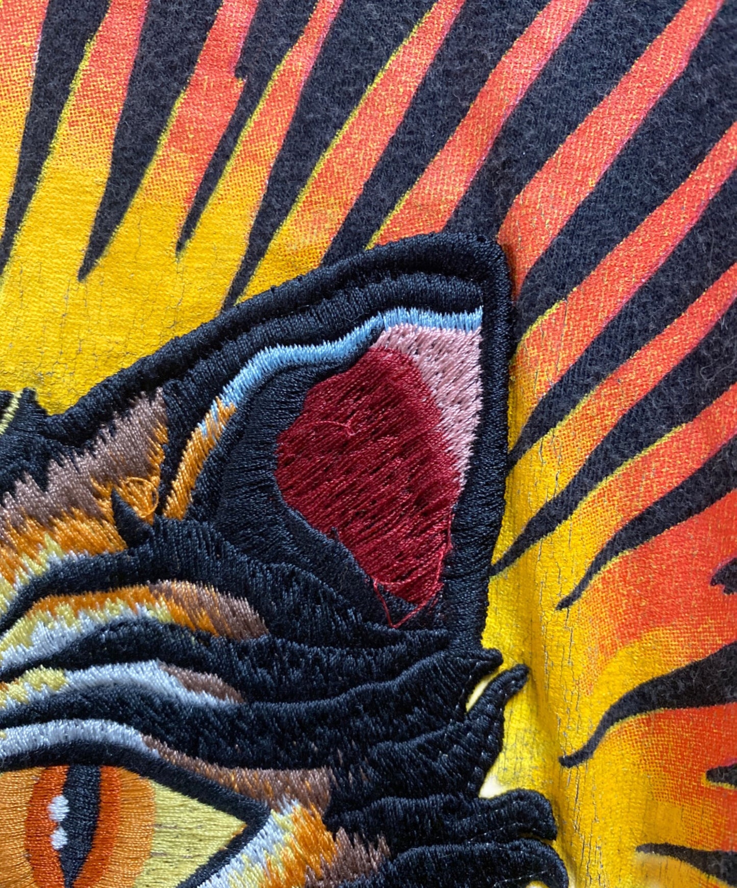 [Pre-owned] GUCCI Vintage Finish Angry Cat T-Shirt 442670 X5U16