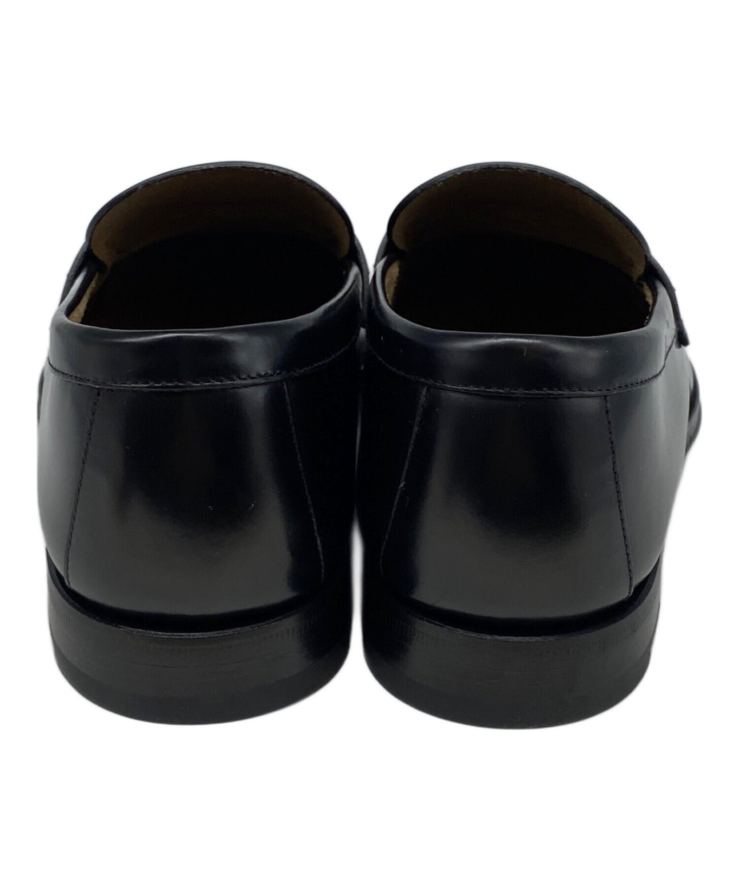 [Pre-owned] PRADA Brushed leather triangle logo loafer 2DB201