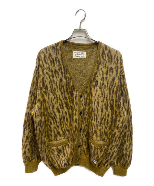 [Pre-owned] WACKO MARIA LEOPARD MOHAIR CARDIGAN
