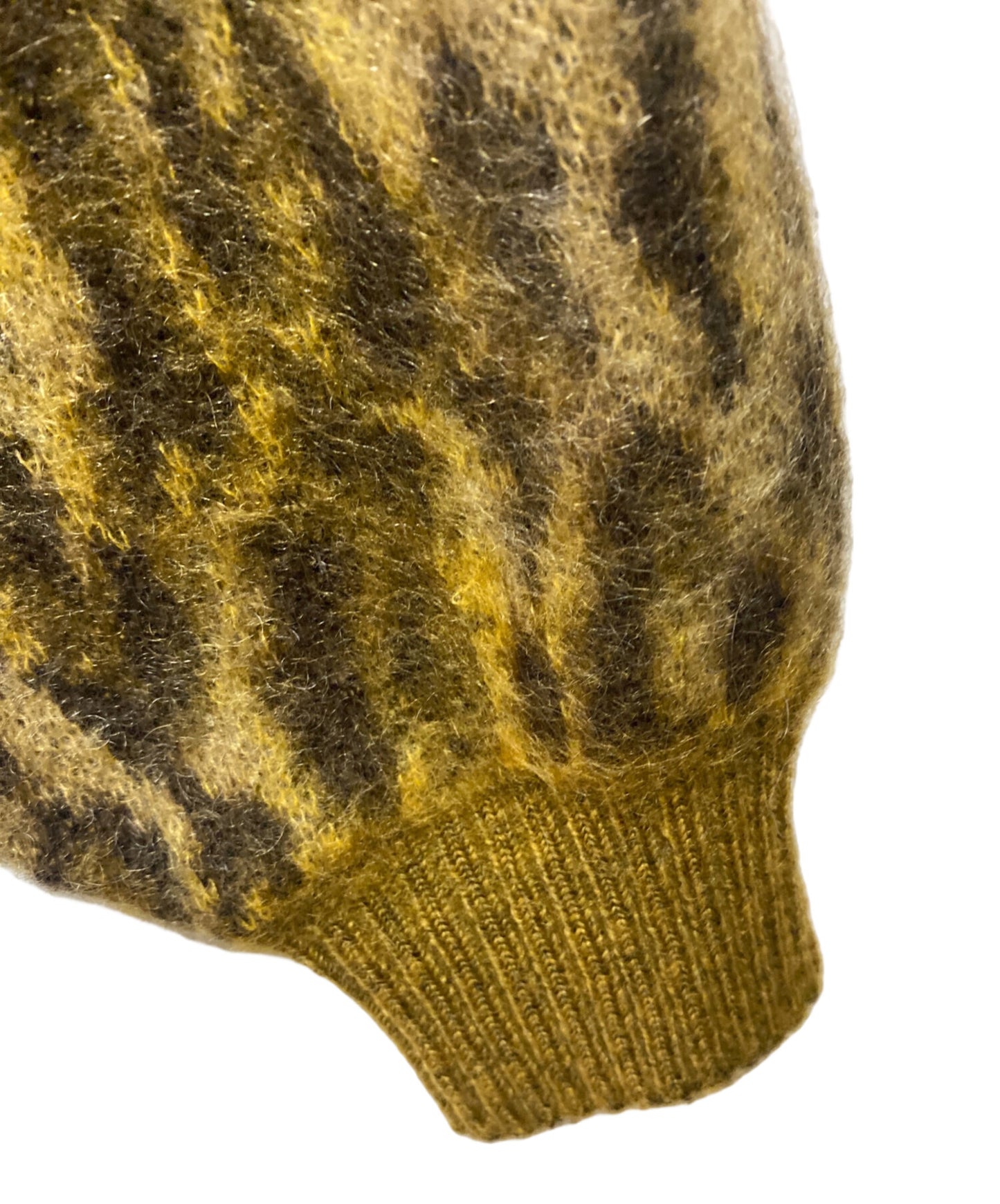 [Pre-owned] WACKO MARIA LEOPARD MOHAIR CARDIGAN