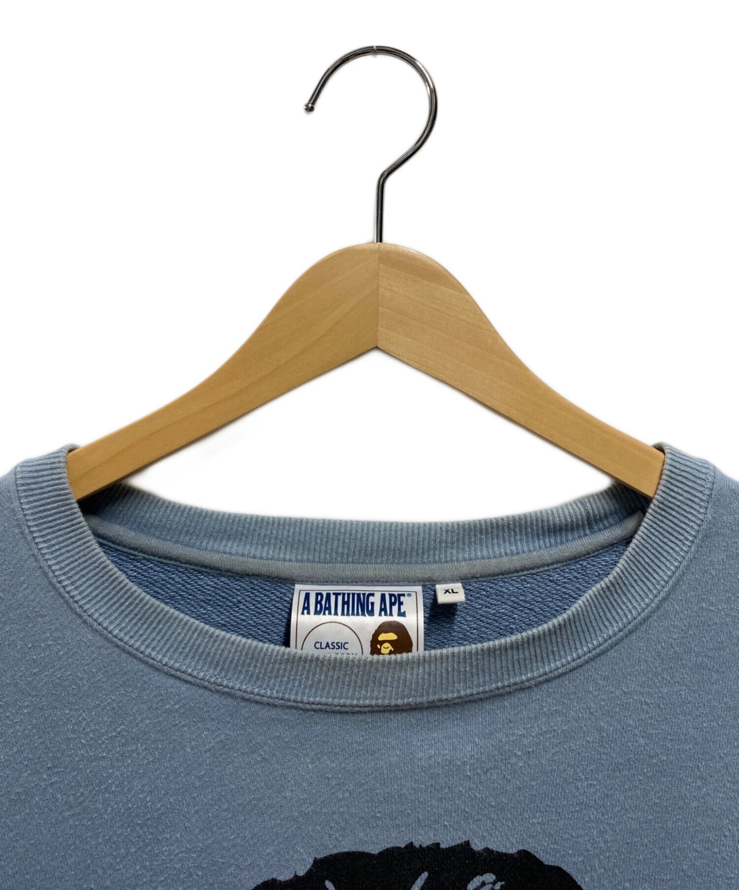 [Pre-owned] A BATHING APE RELAXED FIT CREWNECK 001SW1701003M