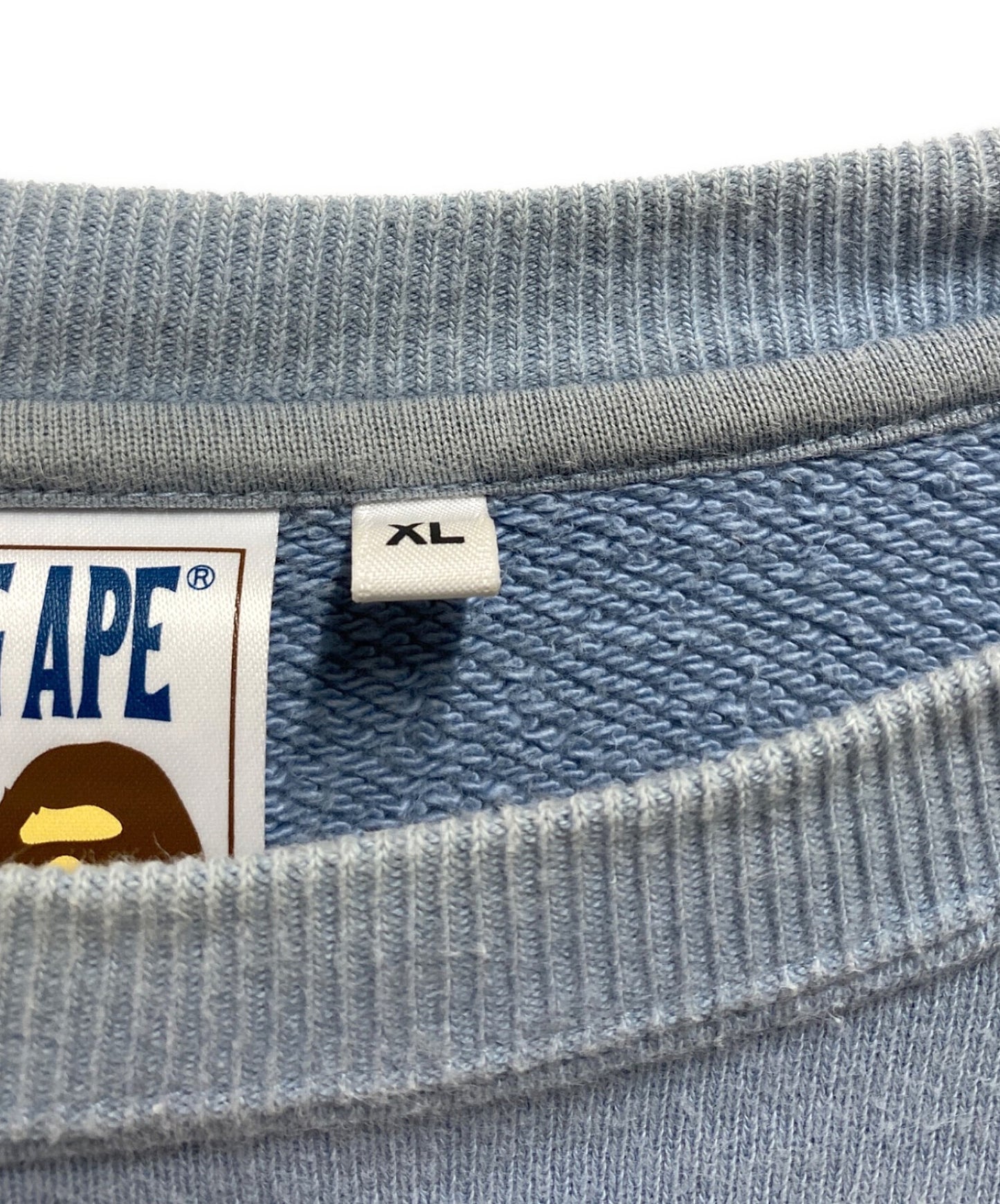 [Pre-owned] A BATHING APE RELAXED FIT CREWNECK 001SW1701003M