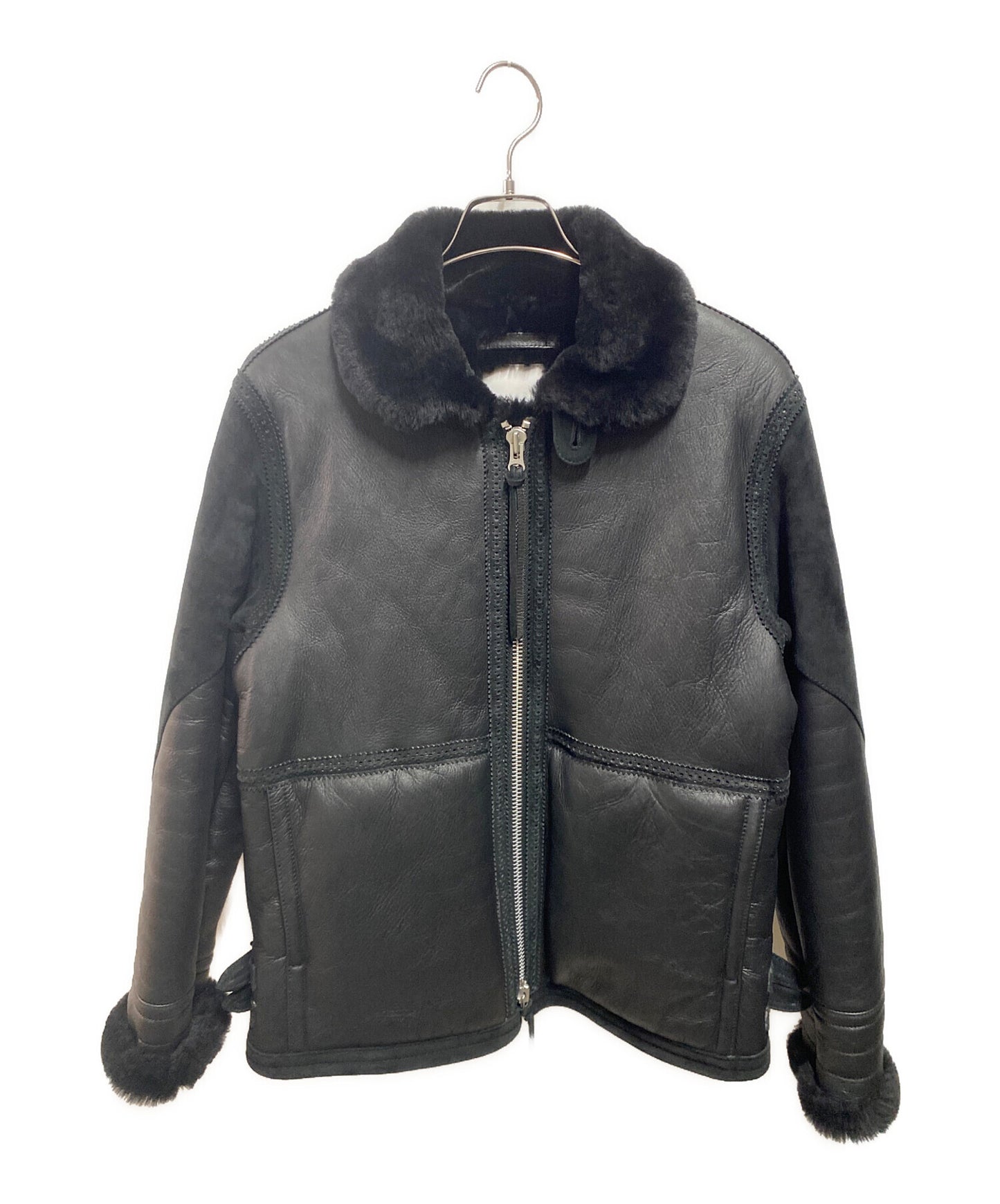 [Pre-owned] NEIGHBORHOOD B-3/M-JKT Mouton Flight Jacket 192SZNH-JKM01