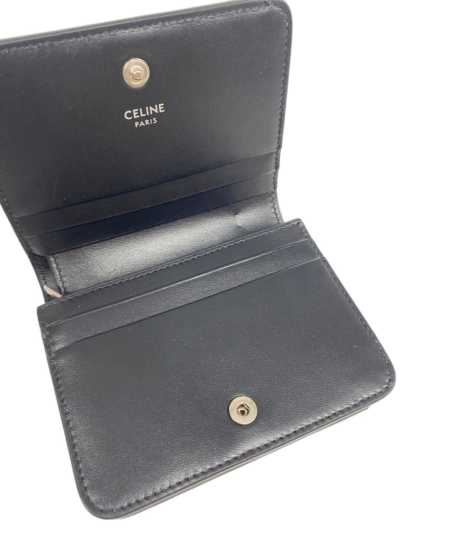 [Pre-owned] CELINE TRIOMPHE COMPACT WALLET 10K623DPV