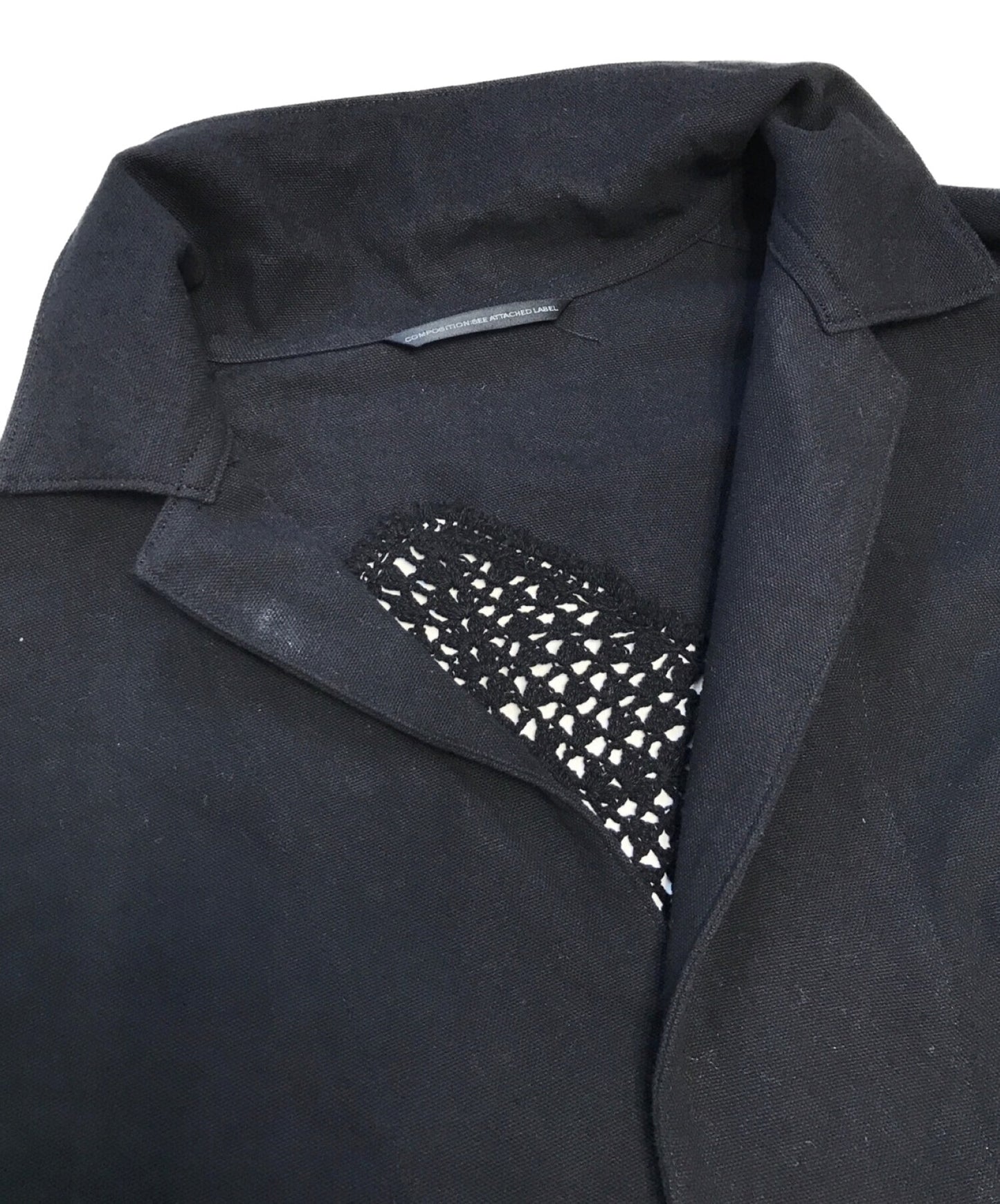 [Pre-owned] Y's Jacket with Cutwork Switching Design YN-J07-014