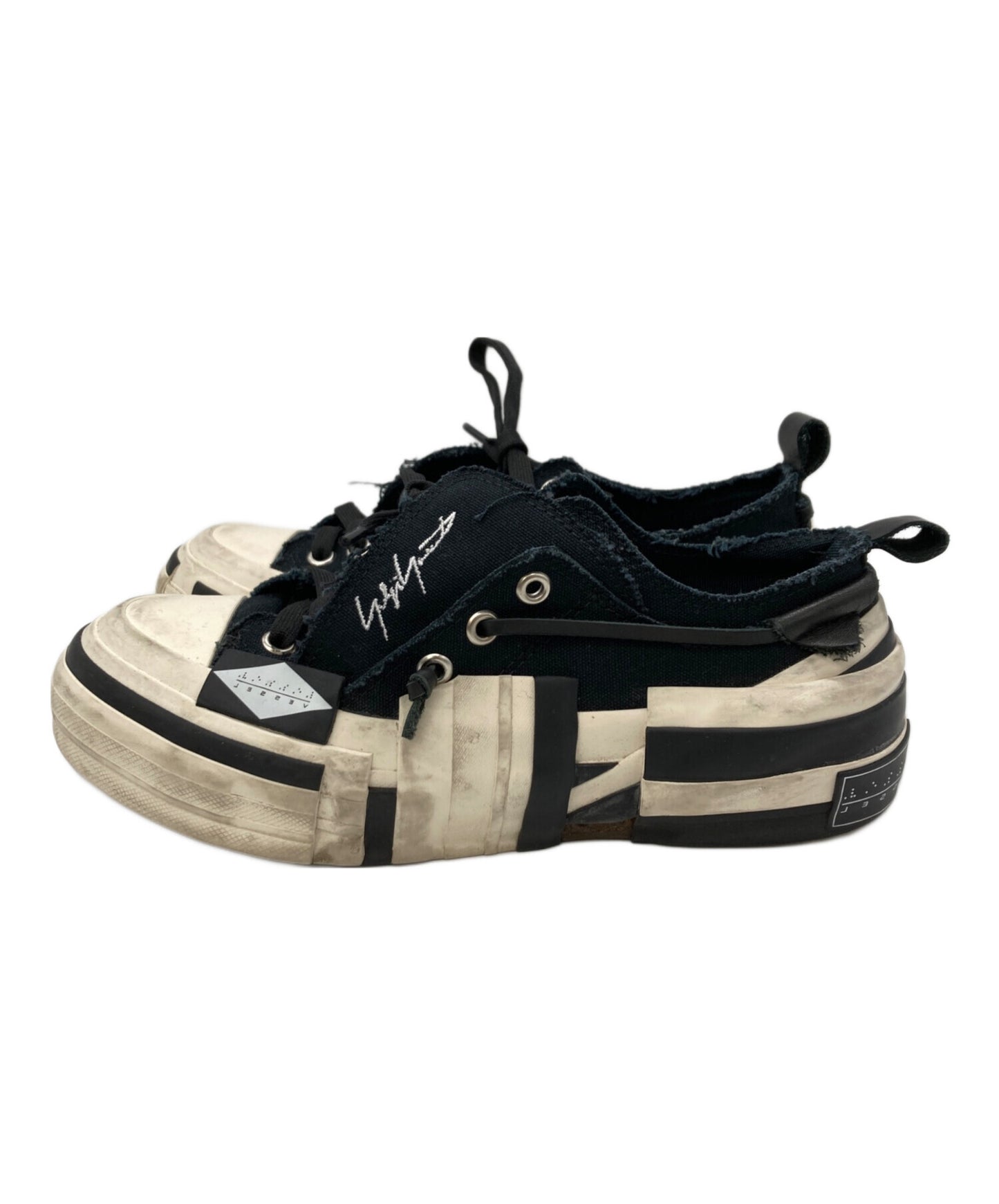 [Pre-owned] YOHJI YAMAMOTO  Layered low-top sneakers