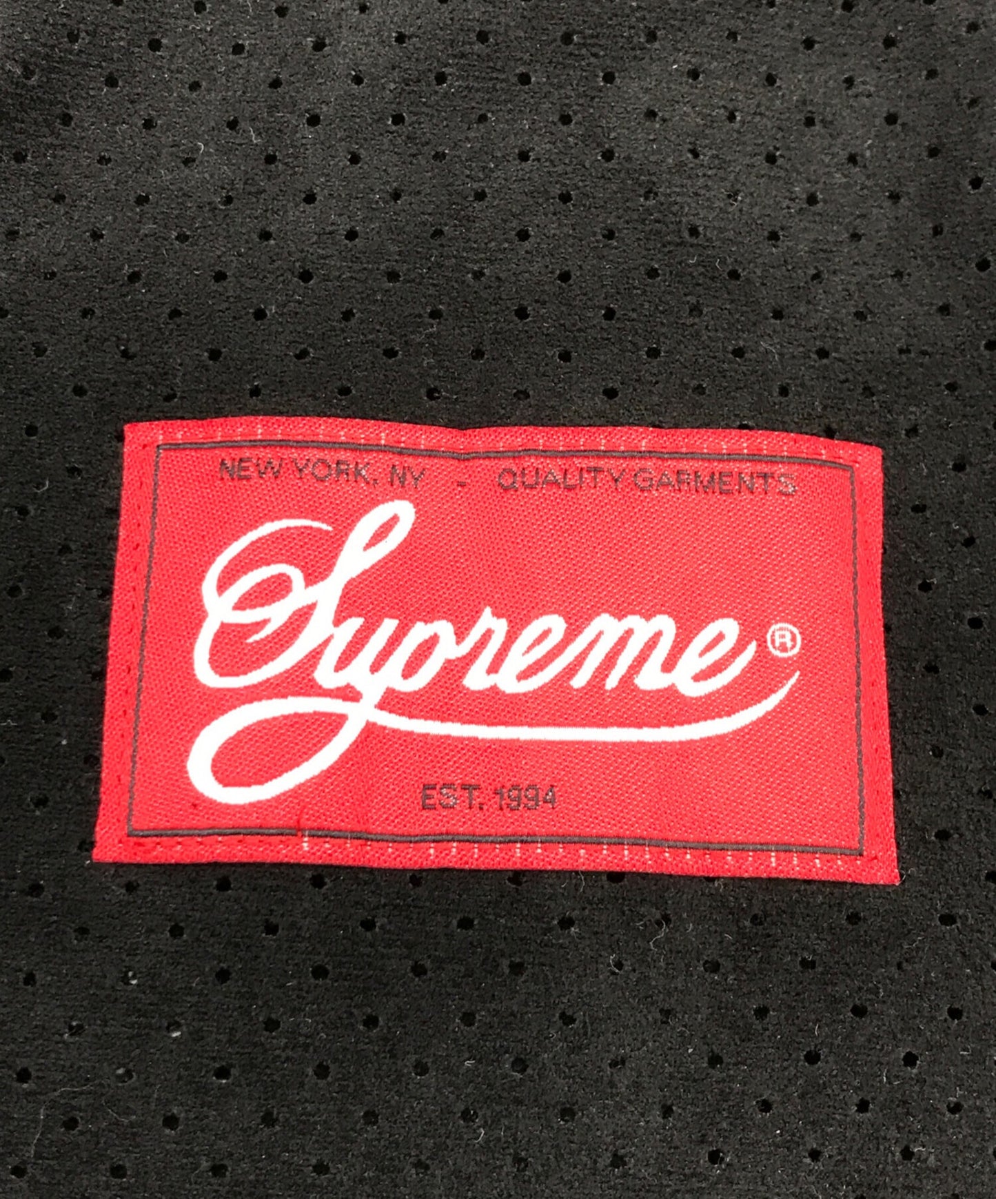 [Pre-owned] SUPREME Ultrasuede Mesh Baseball Jersey