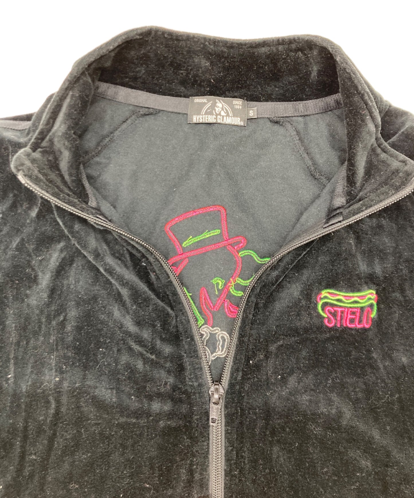 [Pre-owned] Hysteric Glamour NIGHT GROOVE embroidered track jacket 02193CJ01