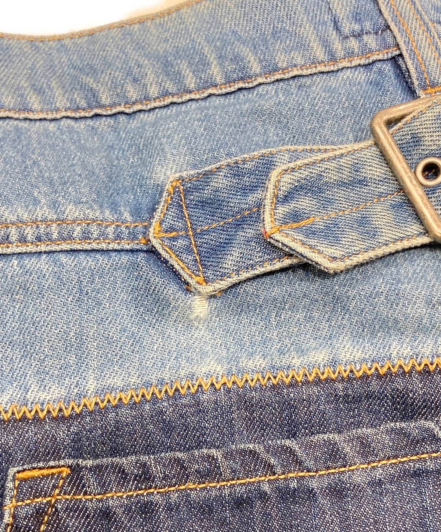 [Pre-owned] Vivienne Westwood ANGLOMANIA Squiggle Pattern Roll-up Denim Pants