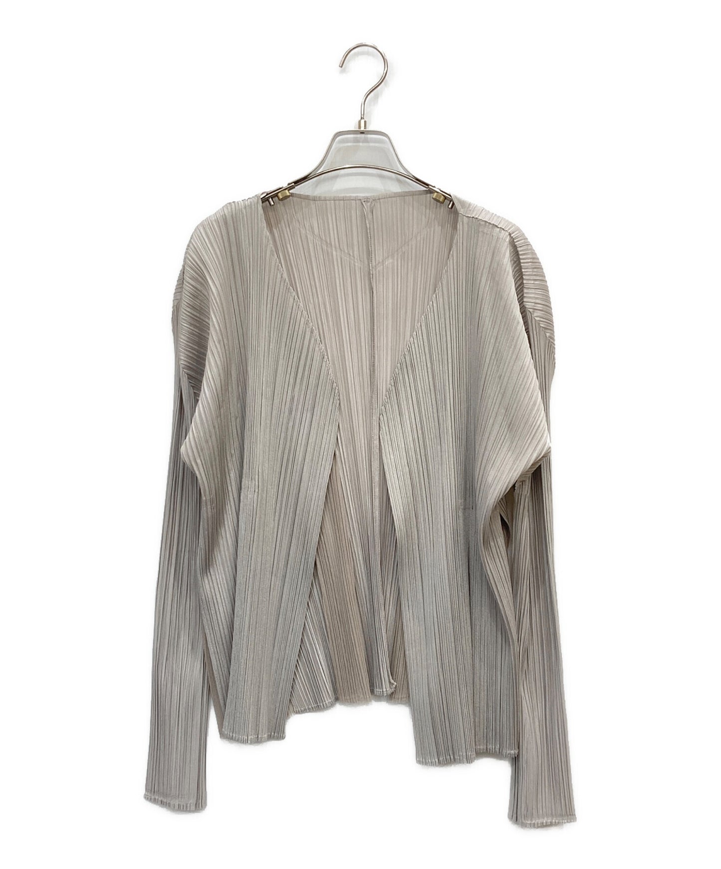 [Pre-owned] PLEATS PLEASE pleated cardigan PP53-J0533