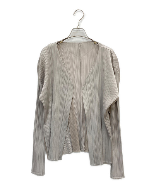 [Pre-owned] PLEATS PLEASE pleated cardigan PP53-J0533
