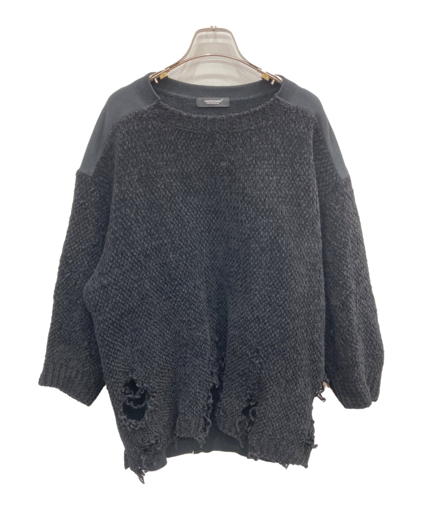 [Pre-owned] UNDERCOVER Nylon wool knit pullover top UC2C4912