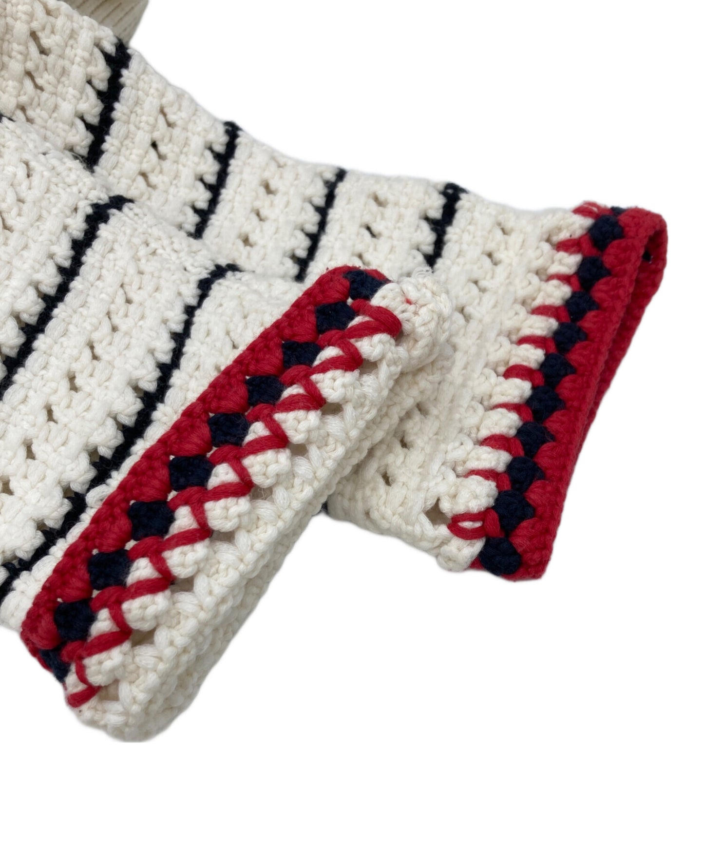 [Pre-owned] GUCCI Faux pearl knit top 434203-X7448