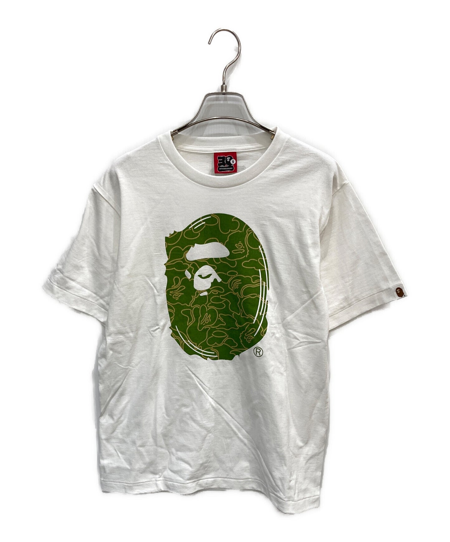 [Pre-owned] A BATHING APE 30th Anniversary Logo Print T-Shirt