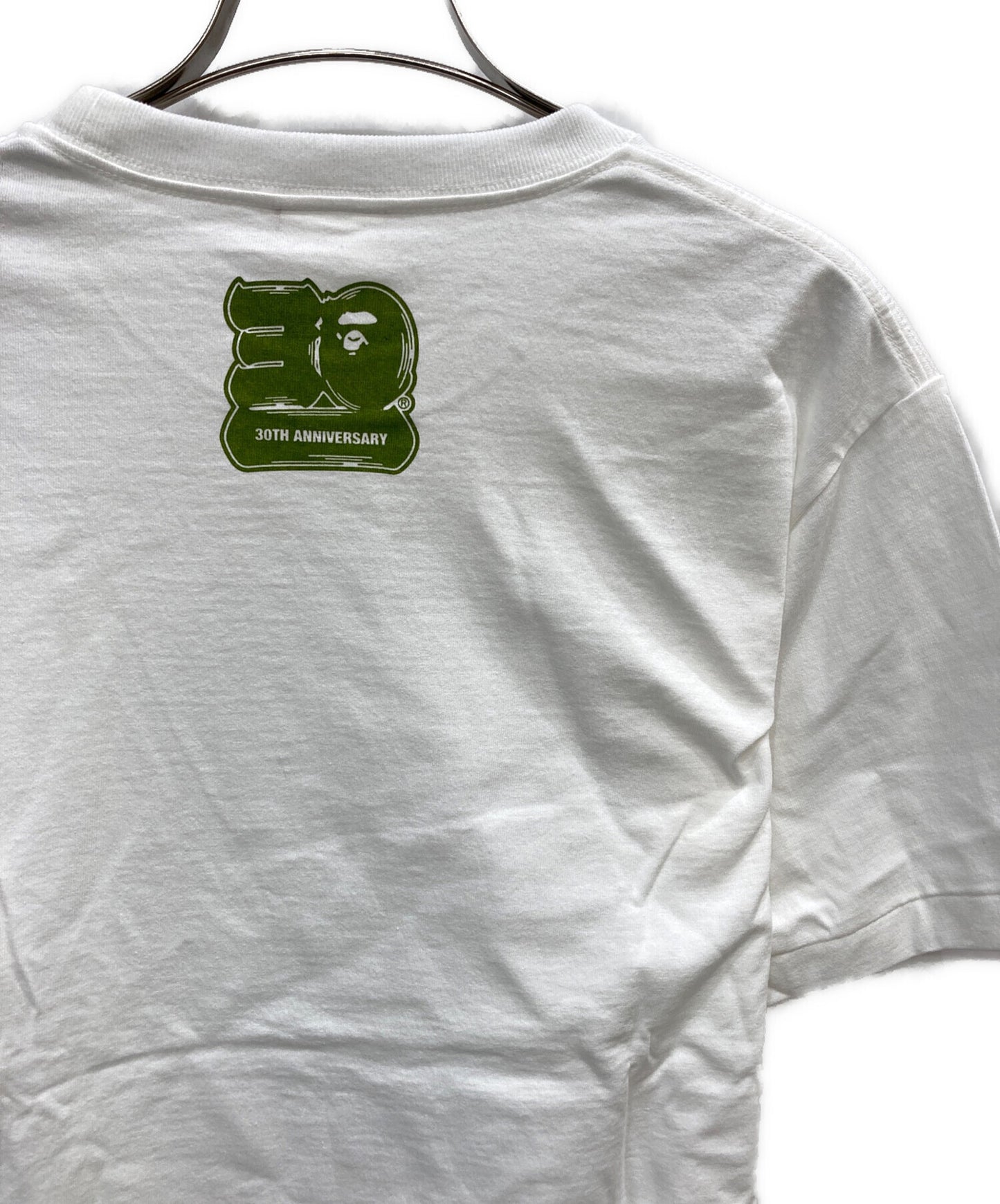 [Pre-owned] A BATHING APE 30th Anniversary Logo Print T-Shirt