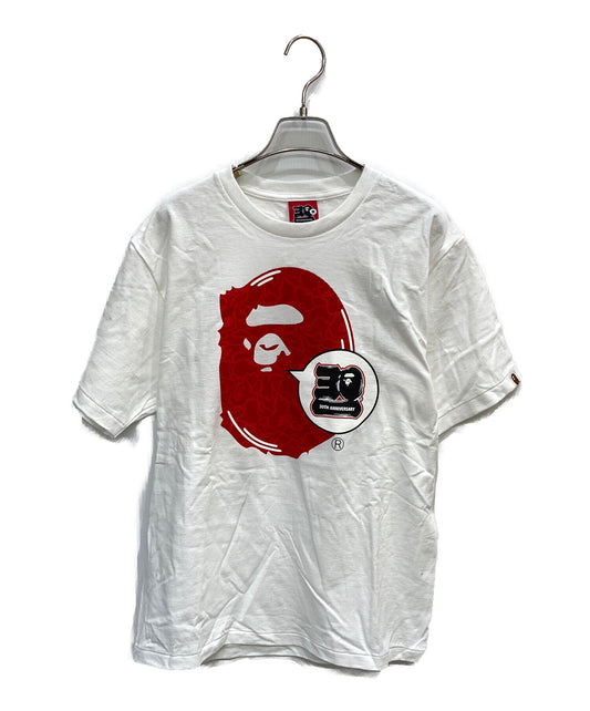 [Pre-owned] A BATHING APE 30th Anniversary Logo Print T-Shirt 001TEJ701006F