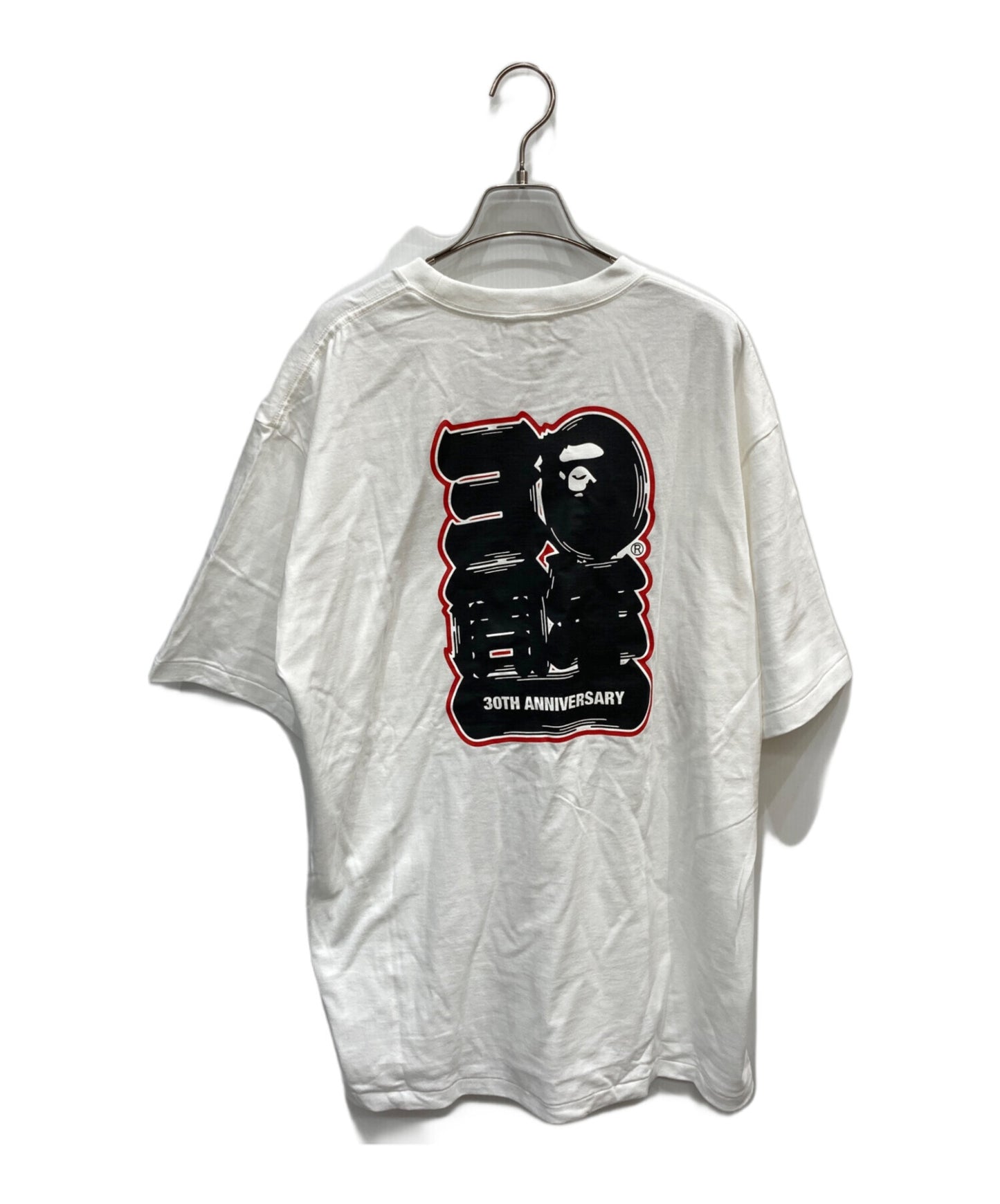 [Pre-owned] A BATHING APE 30th Anniversary Logo Print T-Shirt