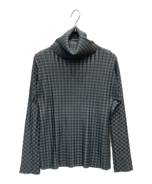 [Pre-owned] PLEATS PLEASE Pleated turtleneck cut and sewn PP33-FK383