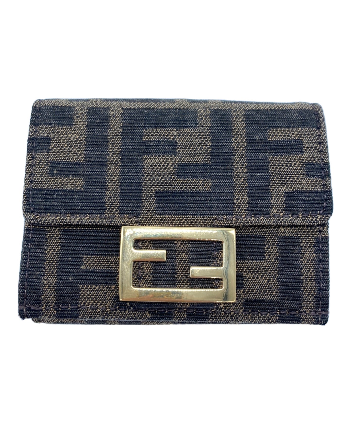 [Pre-owned] FENDI BAGUETTE Baguette three-fold wallet 8M0395 A98P F0A6E