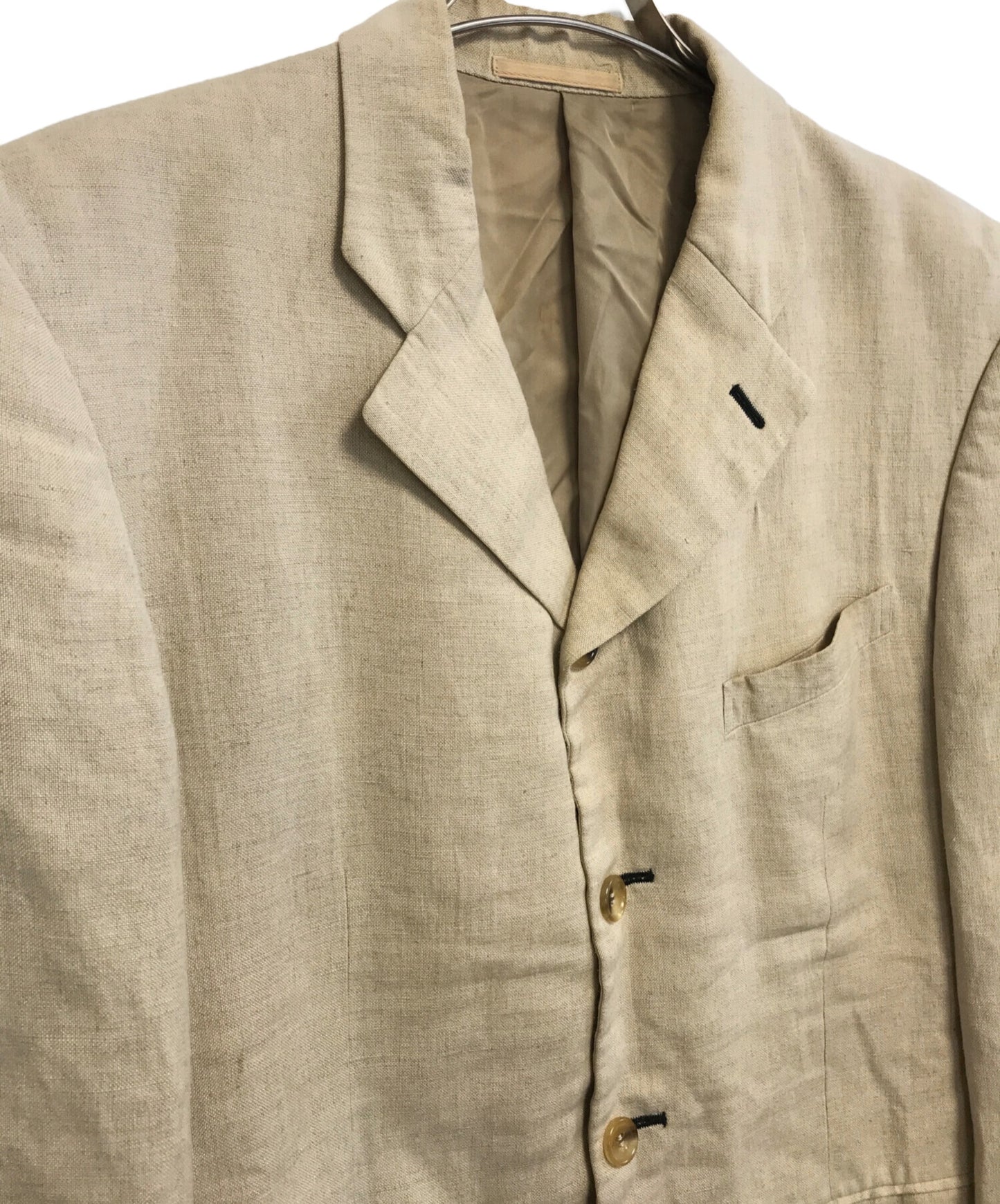 [Pre-owned] COMME des GARCONS HOMME PLUS Linen Tailored Jacket PJ-10038S