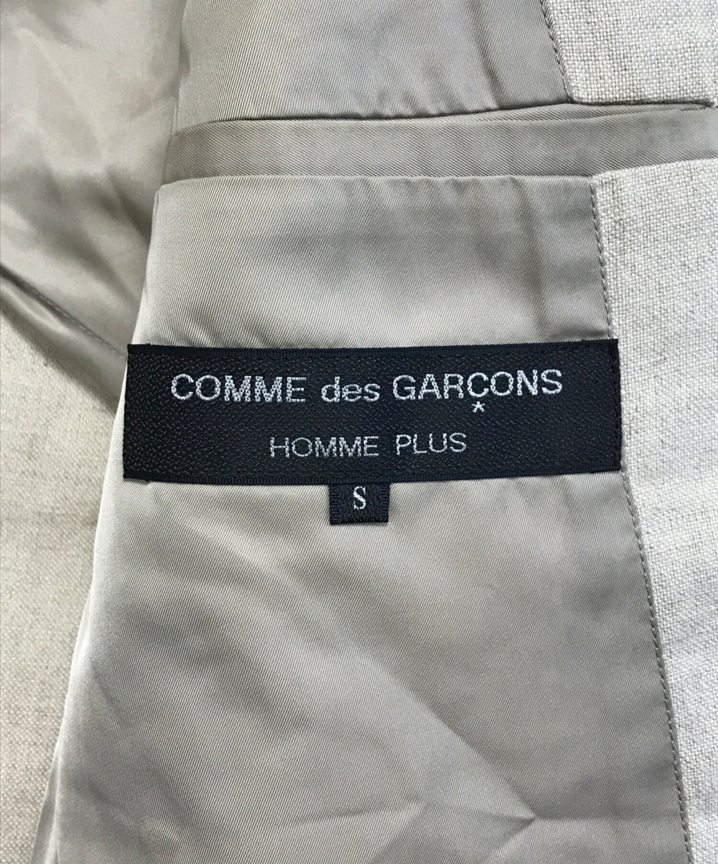 [Pre-owned] COMME des GARCONS HOMME PLUS Linen Tailored Jacket PJ-10038S