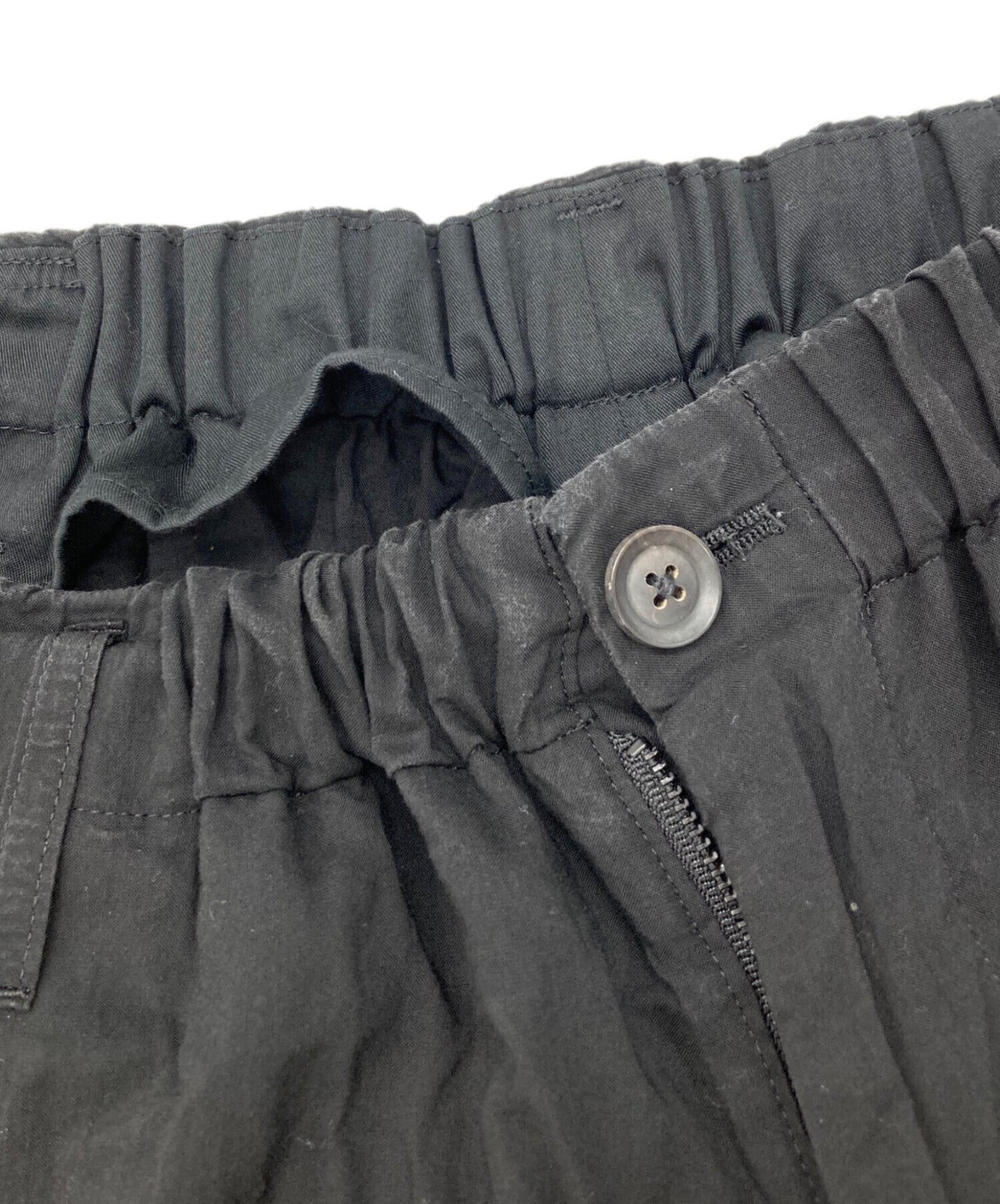 [Pre-owned] Yohji Yamamoto pour homme G-Gathered pants with tabs HN-P32-222