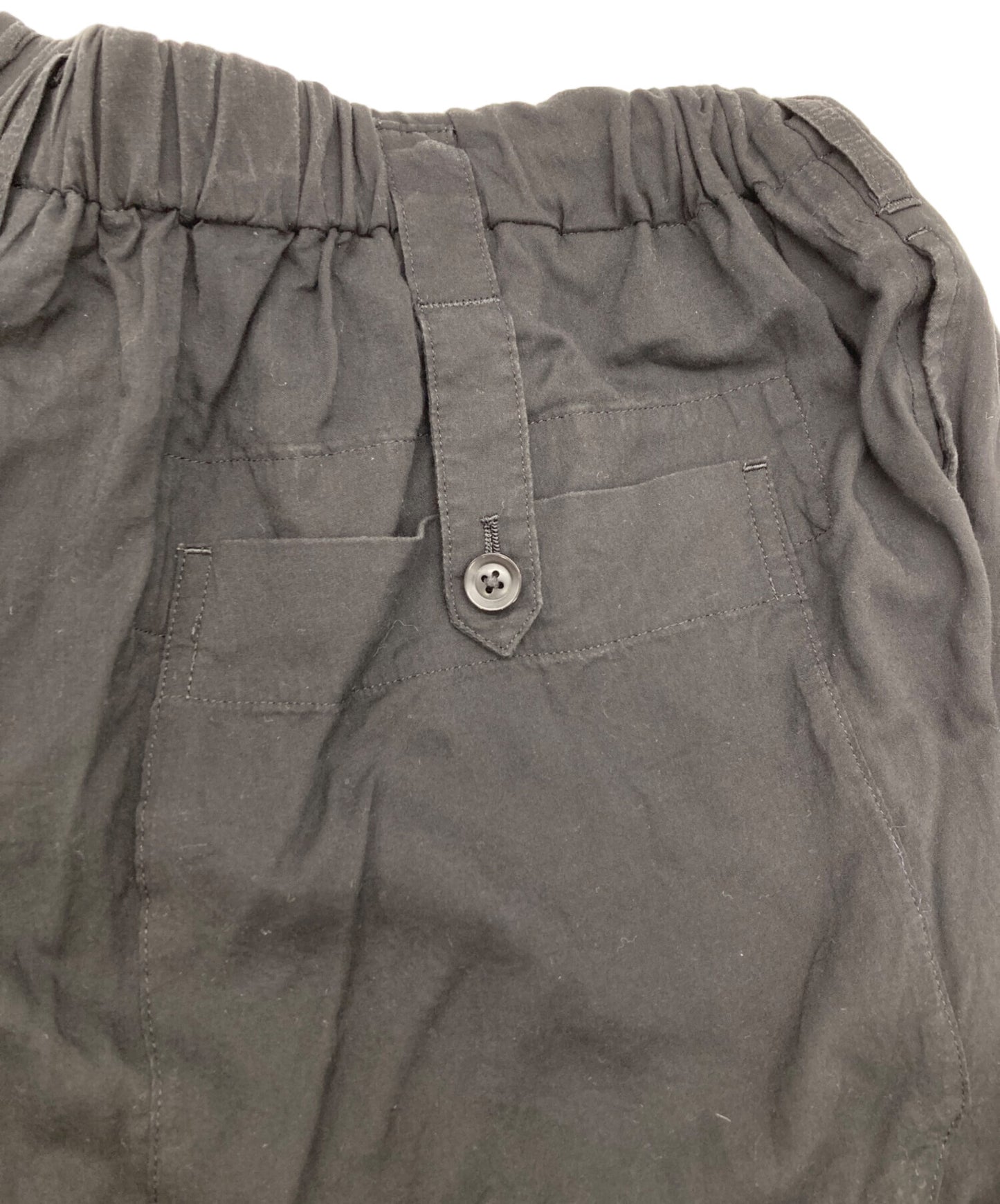 [Pre-owned] Yohji Yamamoto pour homme G-Gathered pants with tabs HN-P32-222