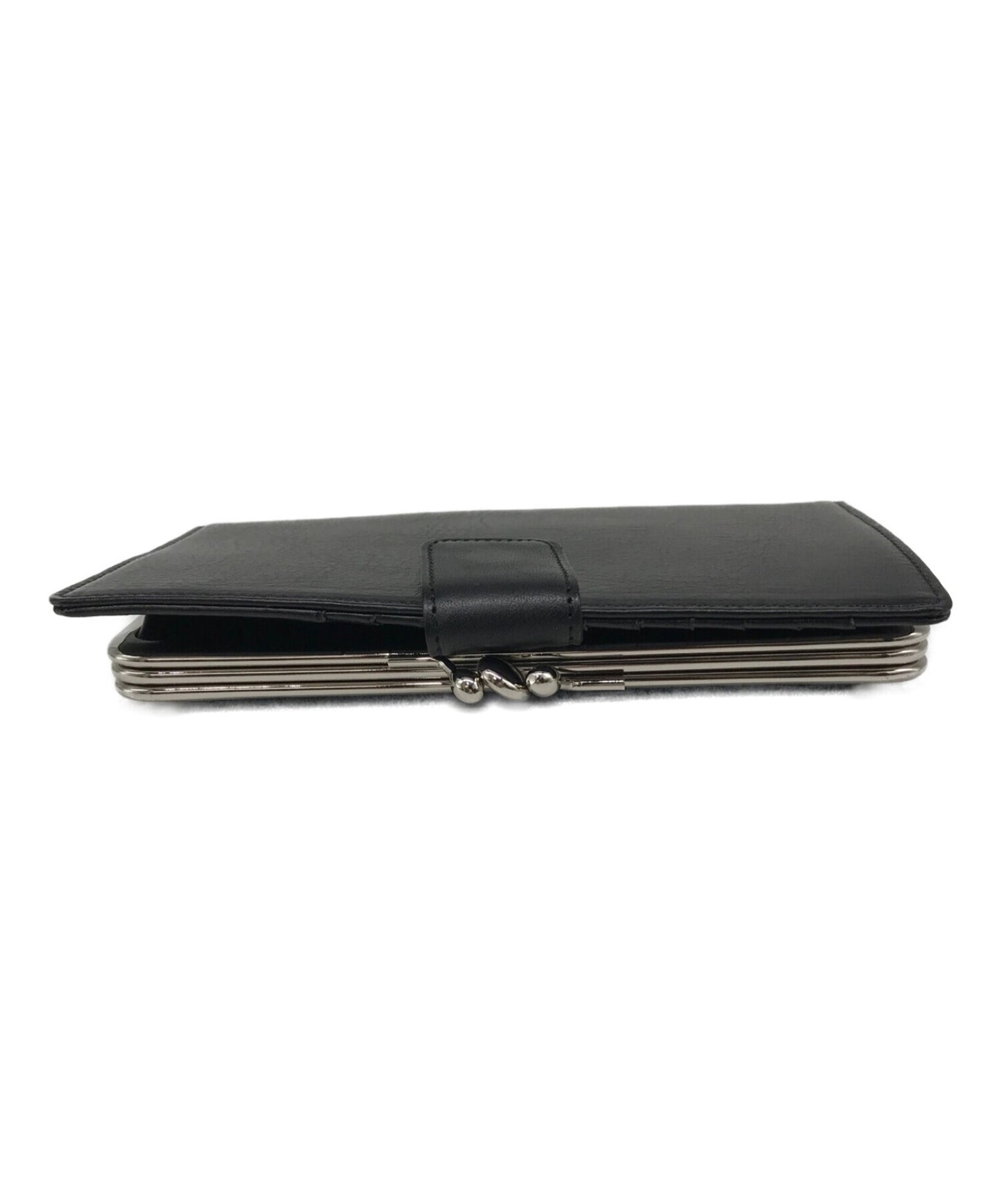 [Pre-owned] Y's SEMI GLOSS LEATHER A CLASP LONG WALLET YX-A02-711-1-02 Coin purse YX-A02-711-1-02