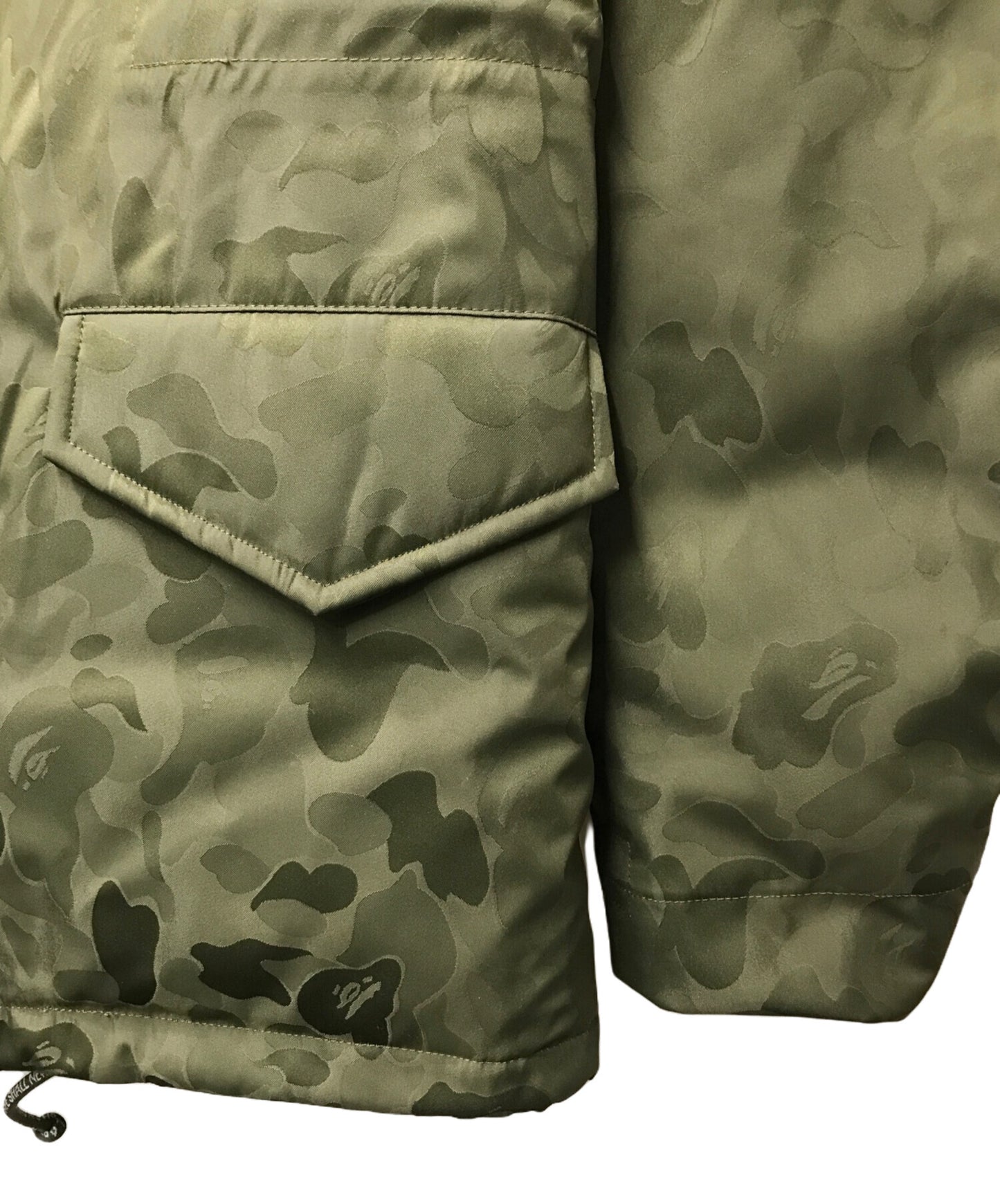 [Pre-owned] A BATHING APE M-65 Camo Down Field Jacket A BATHING APE Abasing Ape Camouflage No Wear Made in Japan GORE-TEX GTX Gore-Tex