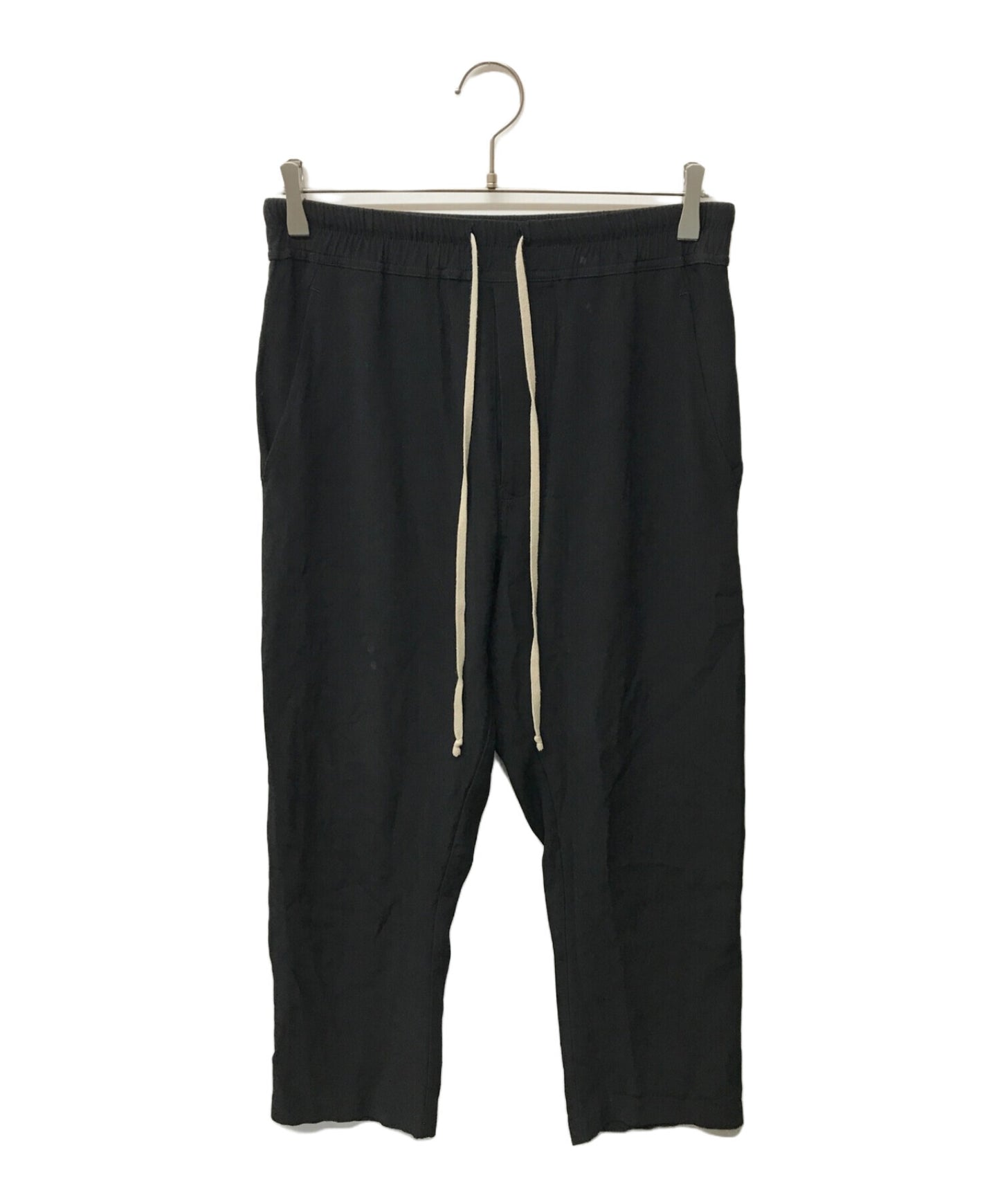 [Pre-owned] RICK OWENS cropped drawstring pants RP20F2314-HY